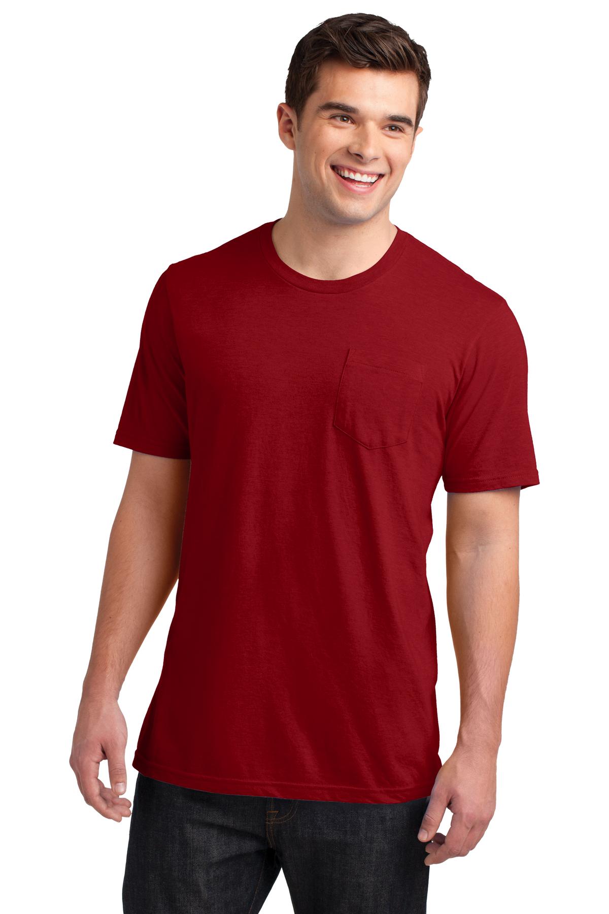 DT6000P District Very Important Tee with Pocket.