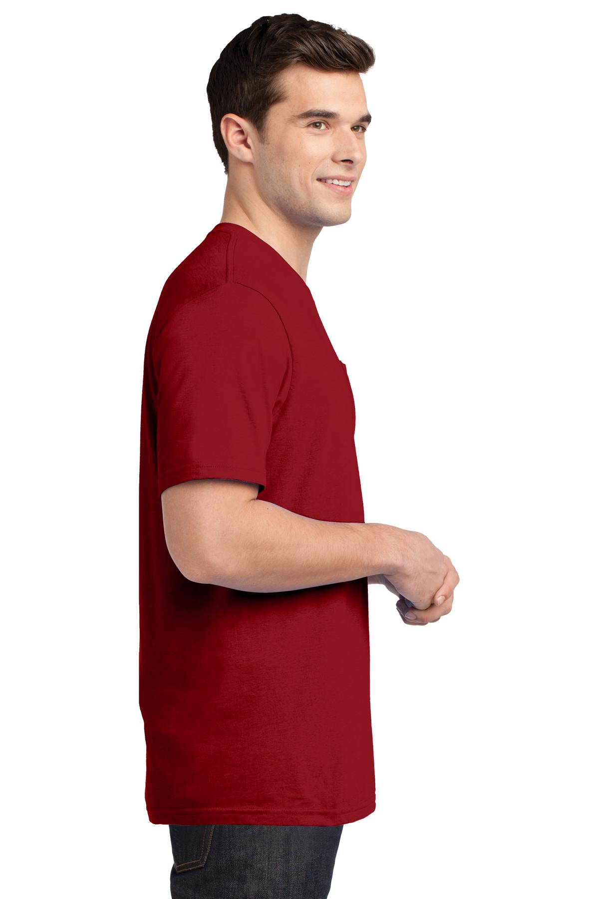 DT6000P District Very Important Tee with Pocket. - Siide Image