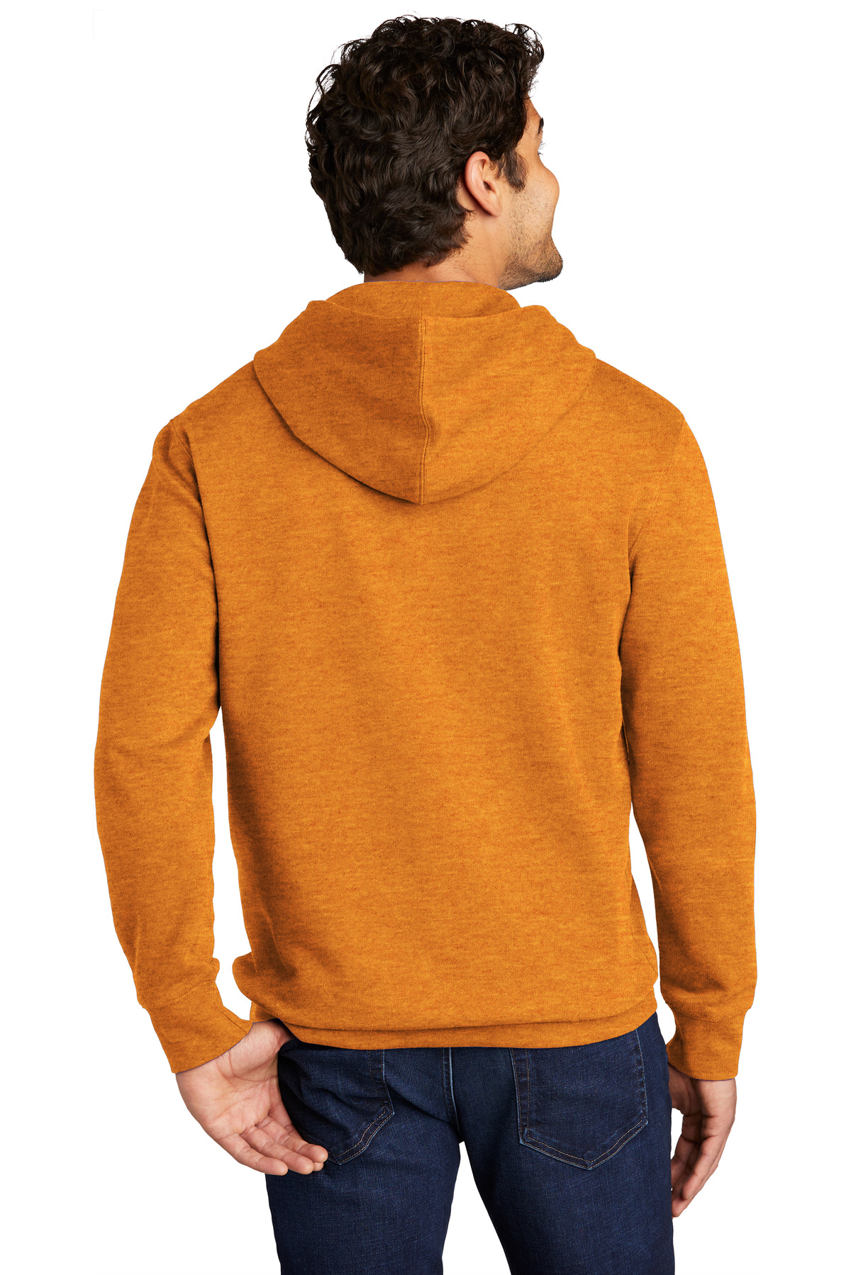DT6100 District District V.I.T. Fleece Hoodie - Back Image