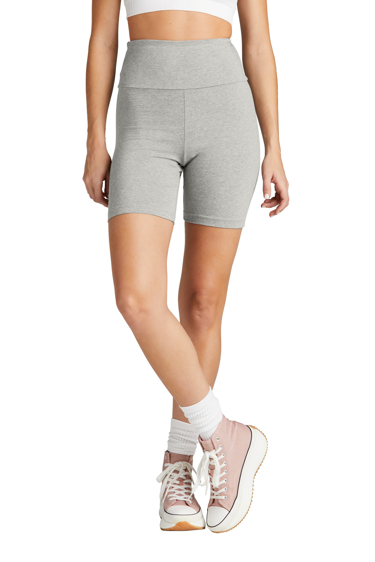 DT7509 District Womens Flex High-Waist Bike Short DT7509 District Womens Flex High-Waist Bike Short