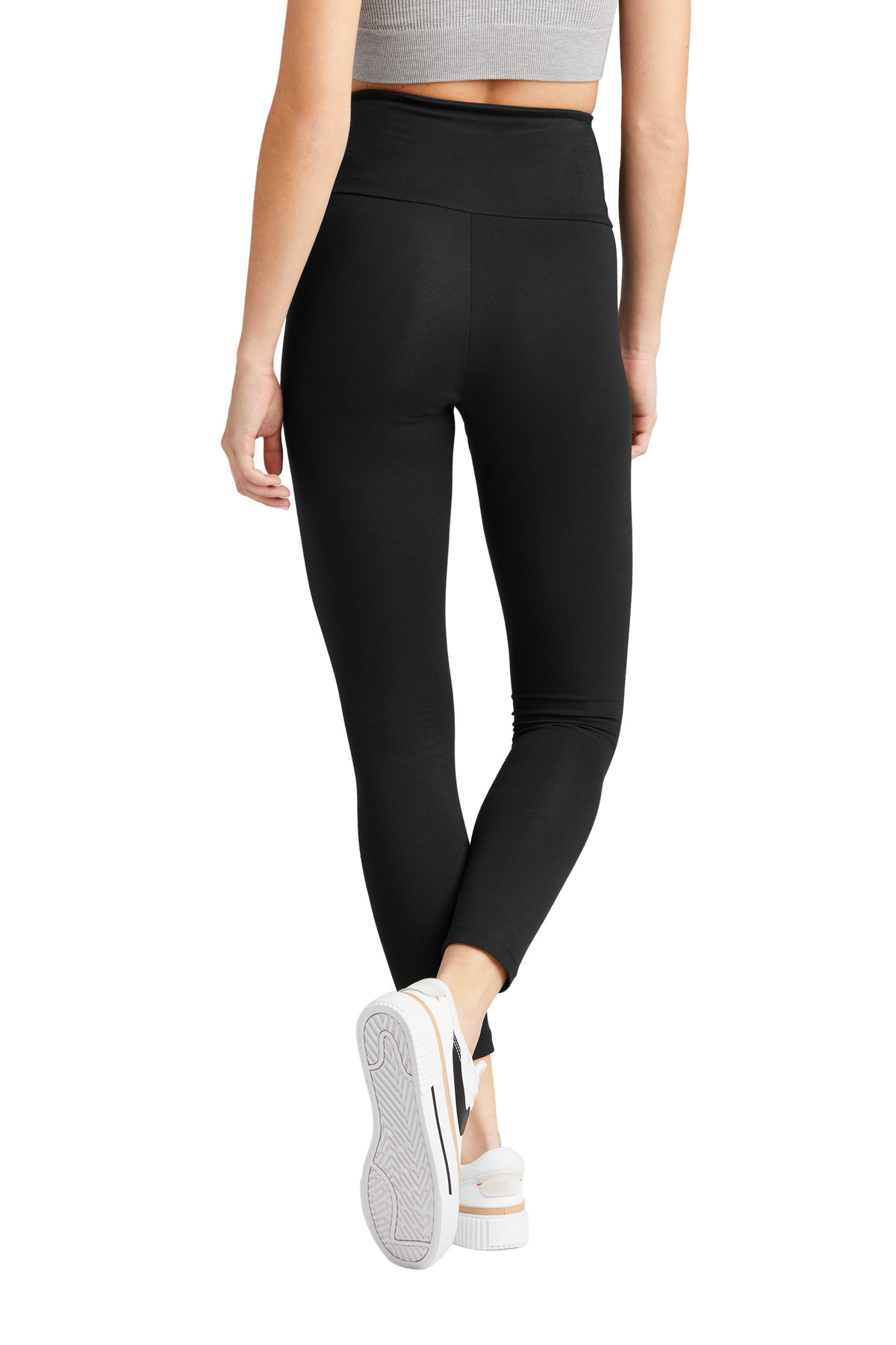 DT7510 District  Womens Flex High-Waist Legging - Back Image