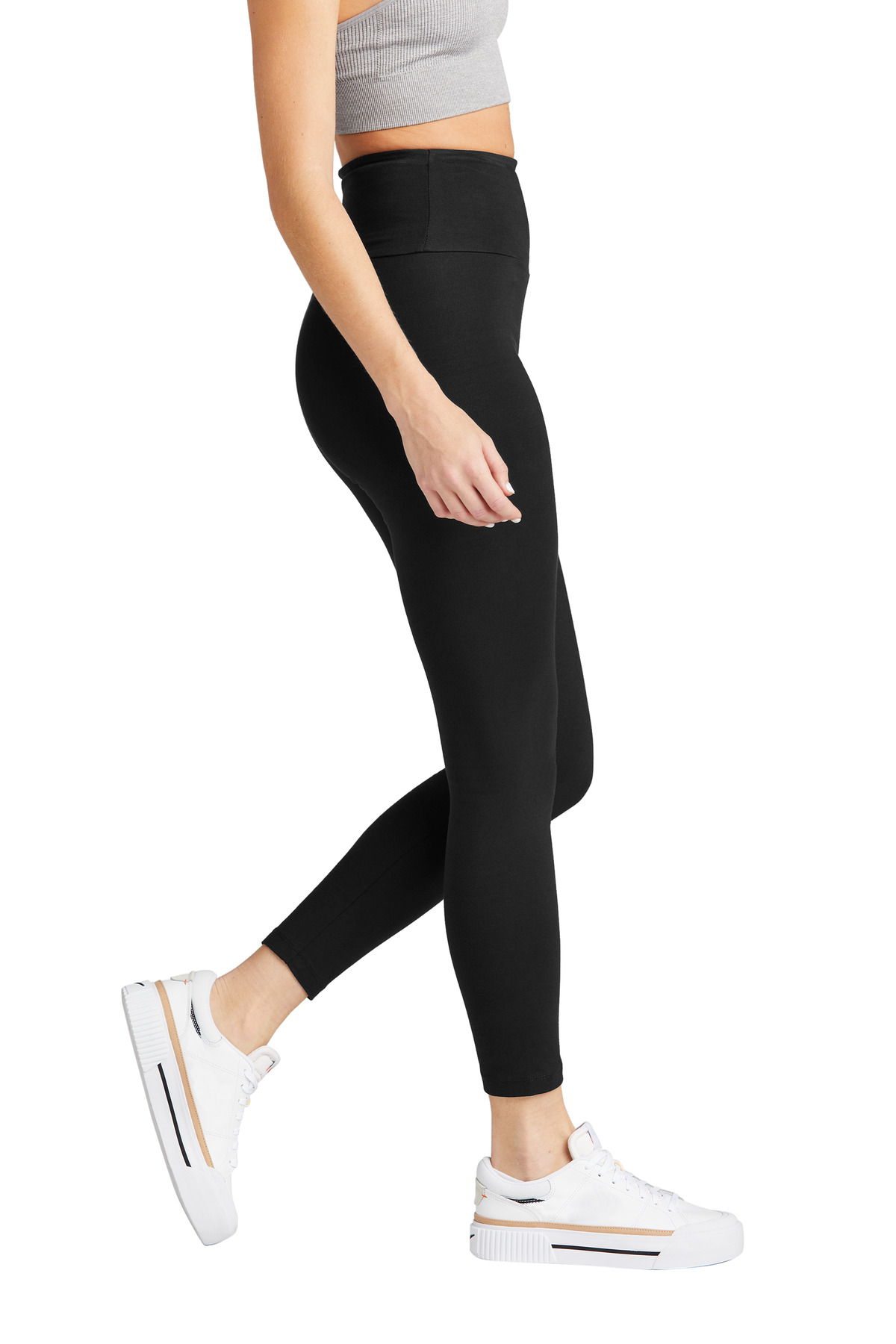 DT7510 District  Womens Flex High-Waist Legging - Siide Image