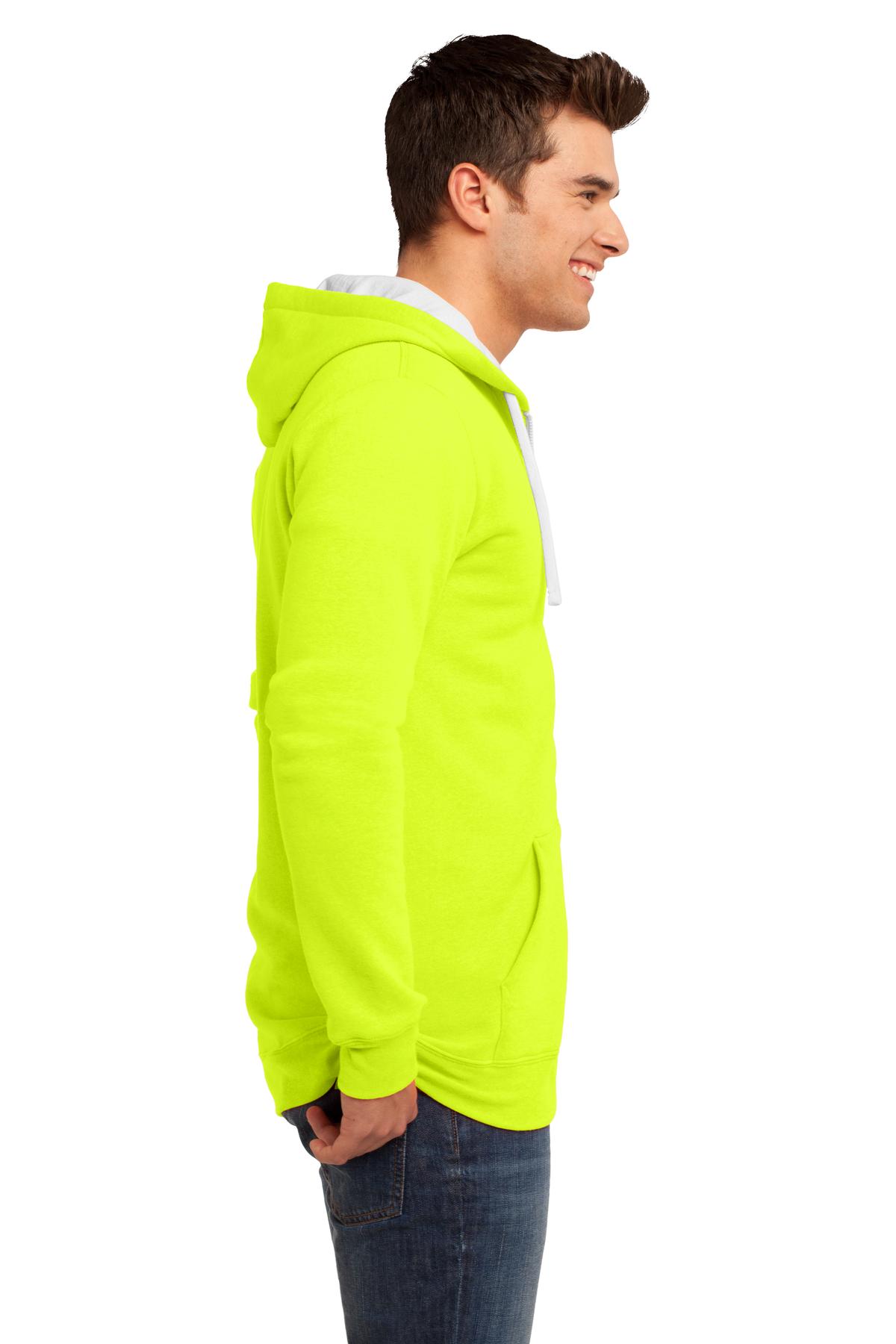 DT800 District The Concert Fleece Full-Zip Hoodie. - Siide Image