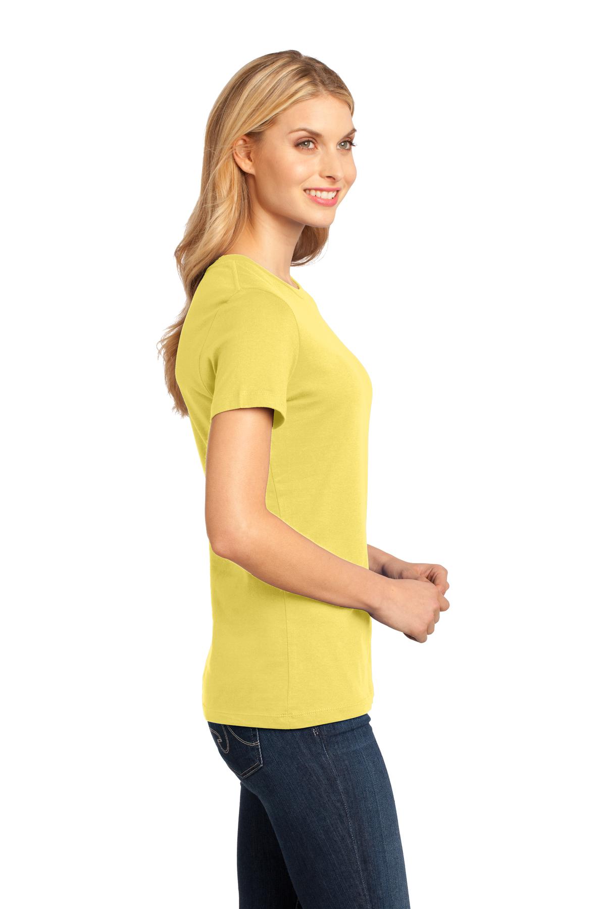 DM104L District Womens Perfect Weight Tee. - Siide Image