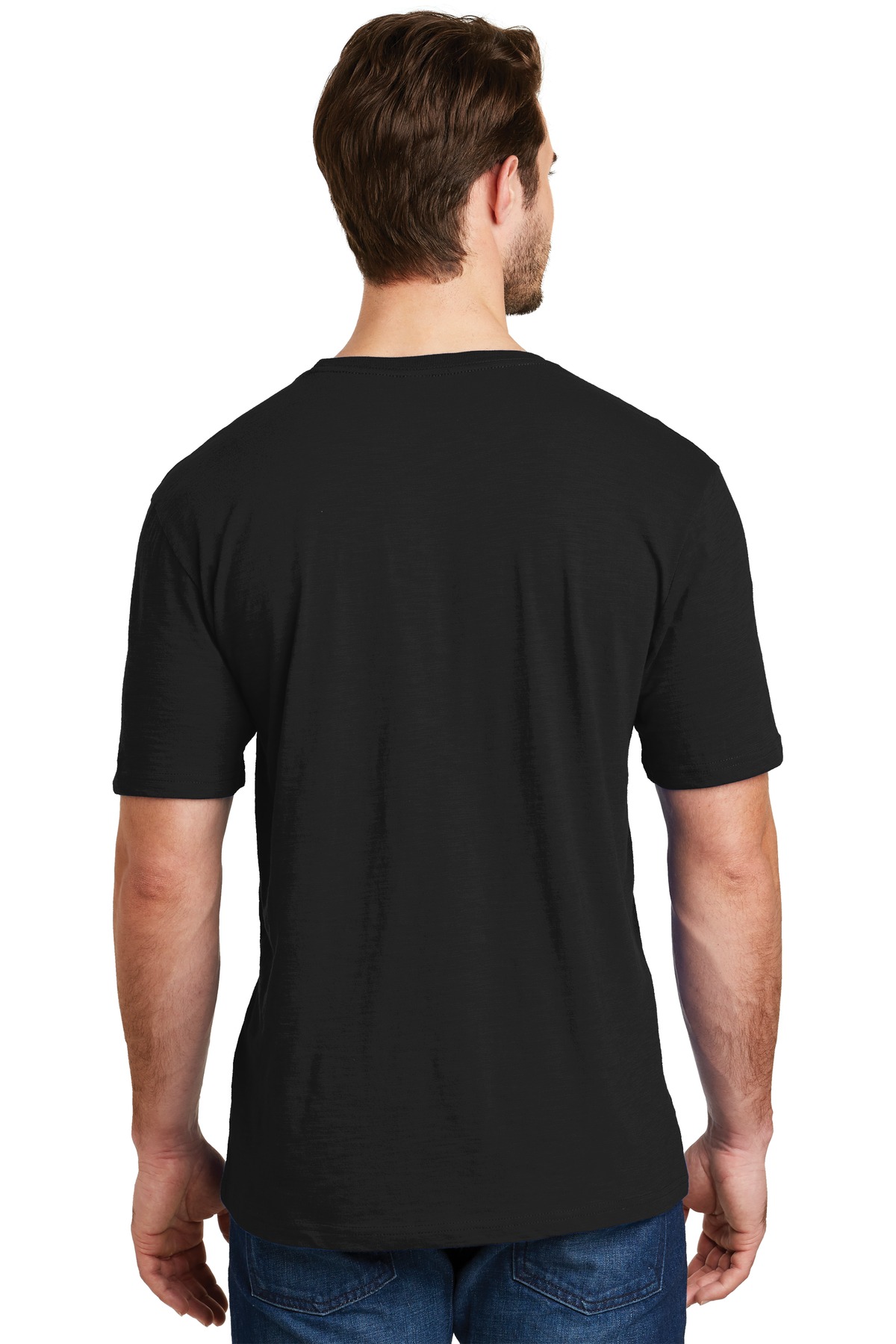 DM108 District Mens Perfect Blend Crew T-Shirt DM108 District Mens Perfect Blend Crew T-Shirt - Back Image