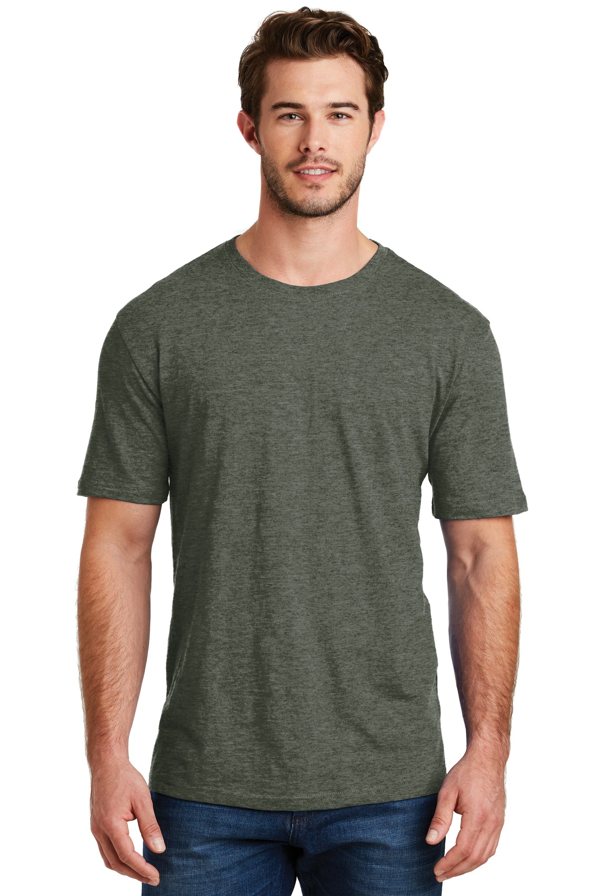 DM108 District Mens Perfect Blend Crew T-Shirt
