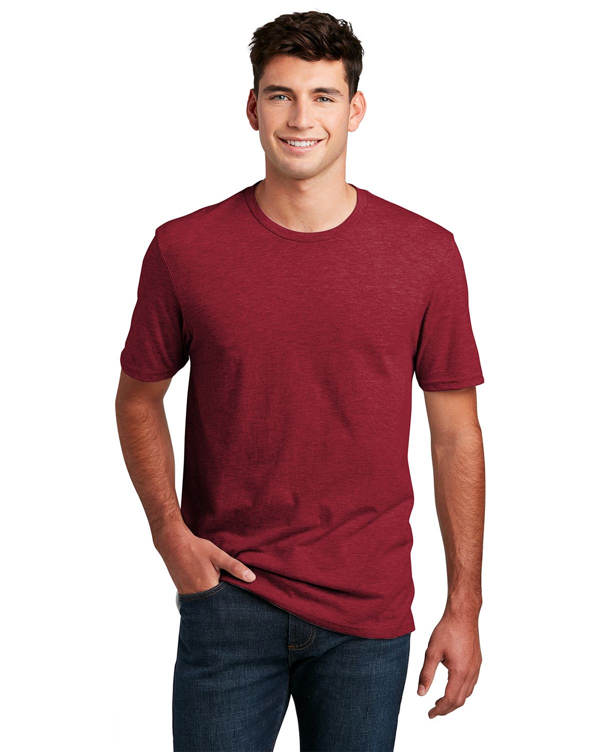 DM108 District Mens Perfect Blend Crew T-Shirt DM108 District Mens Perfect Blend Crew T-Shirt