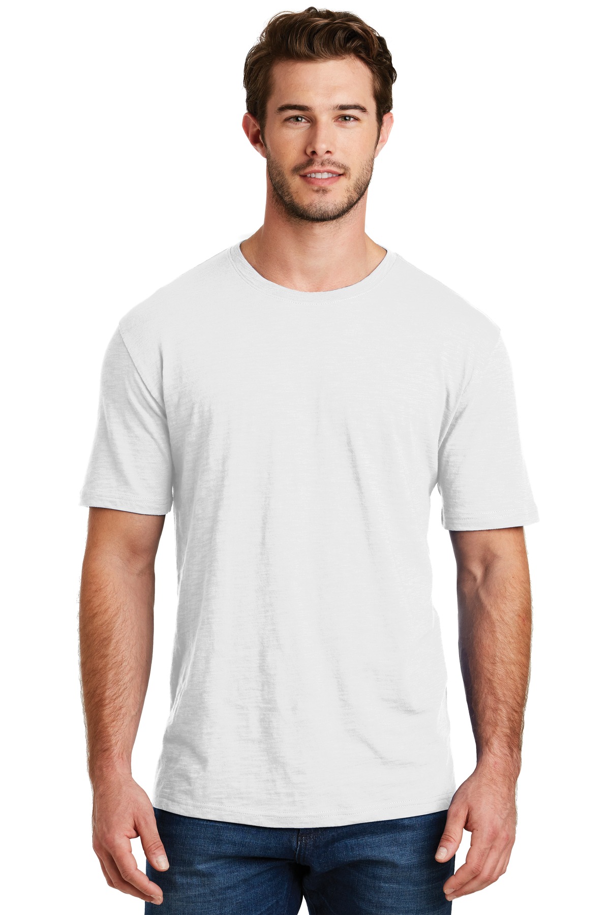 DM108 District Mens Perfect Blend Crew T-Shirt