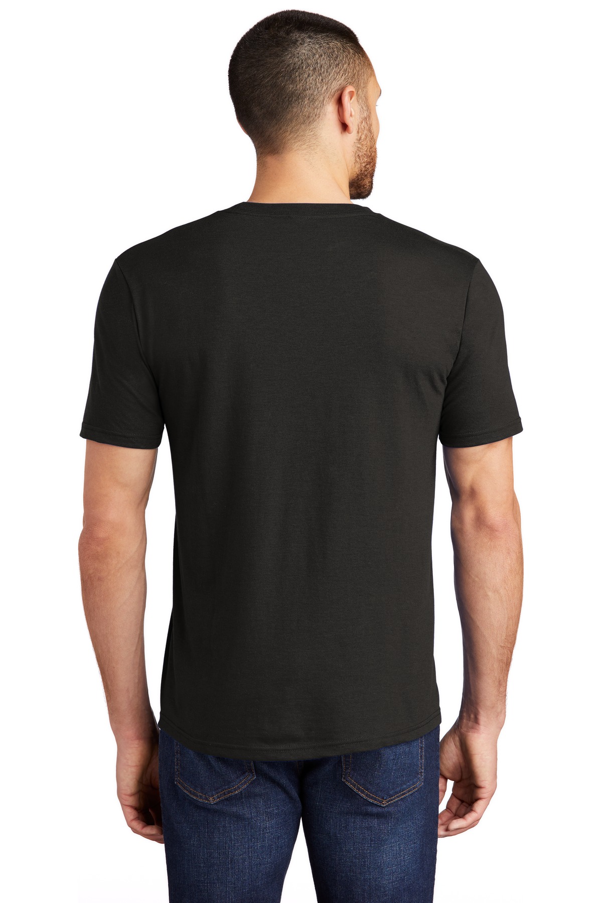DM130 District Perfect Tri-Blend T-Shirt - Back Image