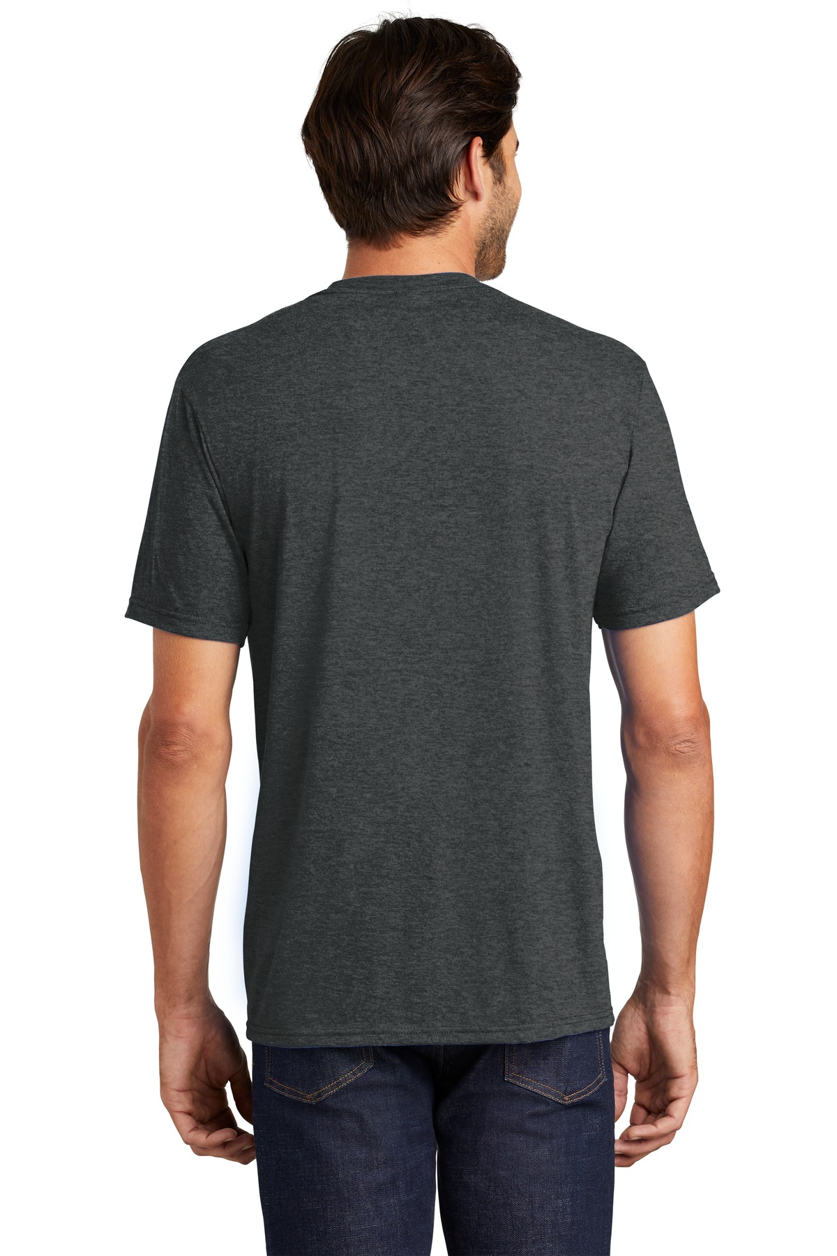 DM130 District Perfect Tee DM130 District Perfect Tri-Blend T-Shirt - Back Image