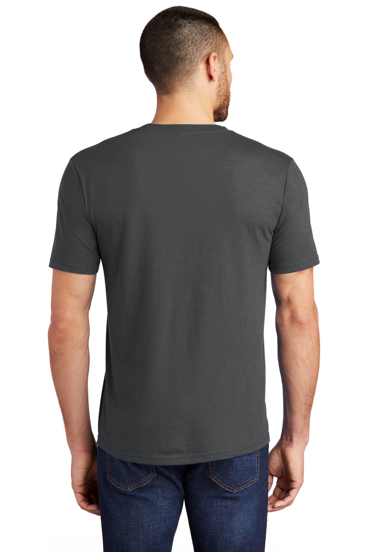 DM130 District Perfect Tri-Blend T-Shirt - Back Image