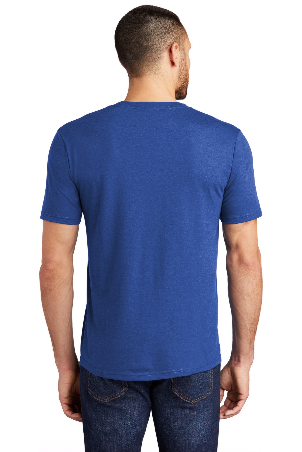 DM130 District Perfect Tri-Blend T-Shirt - Back Image