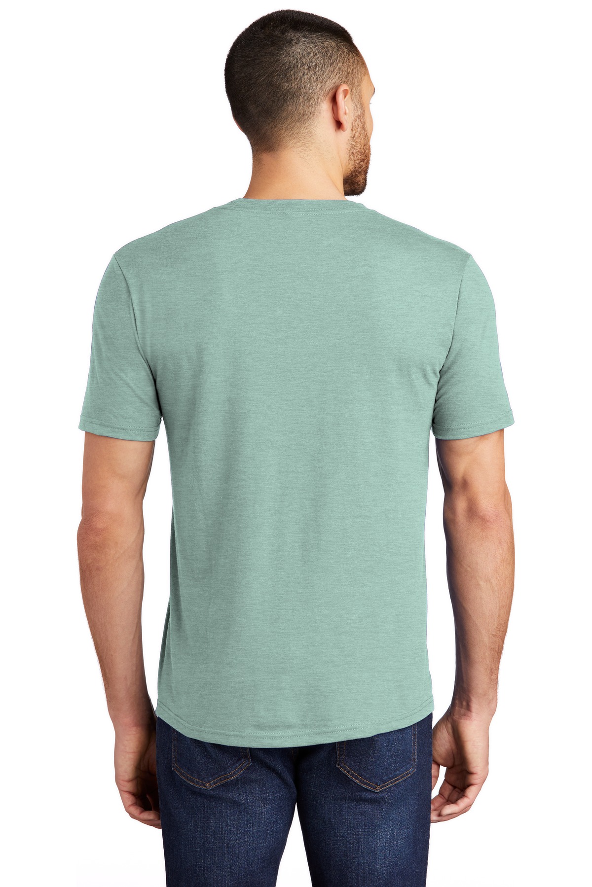 DM130 District Perfect Tri-Blend T-Shirt - Back Image
