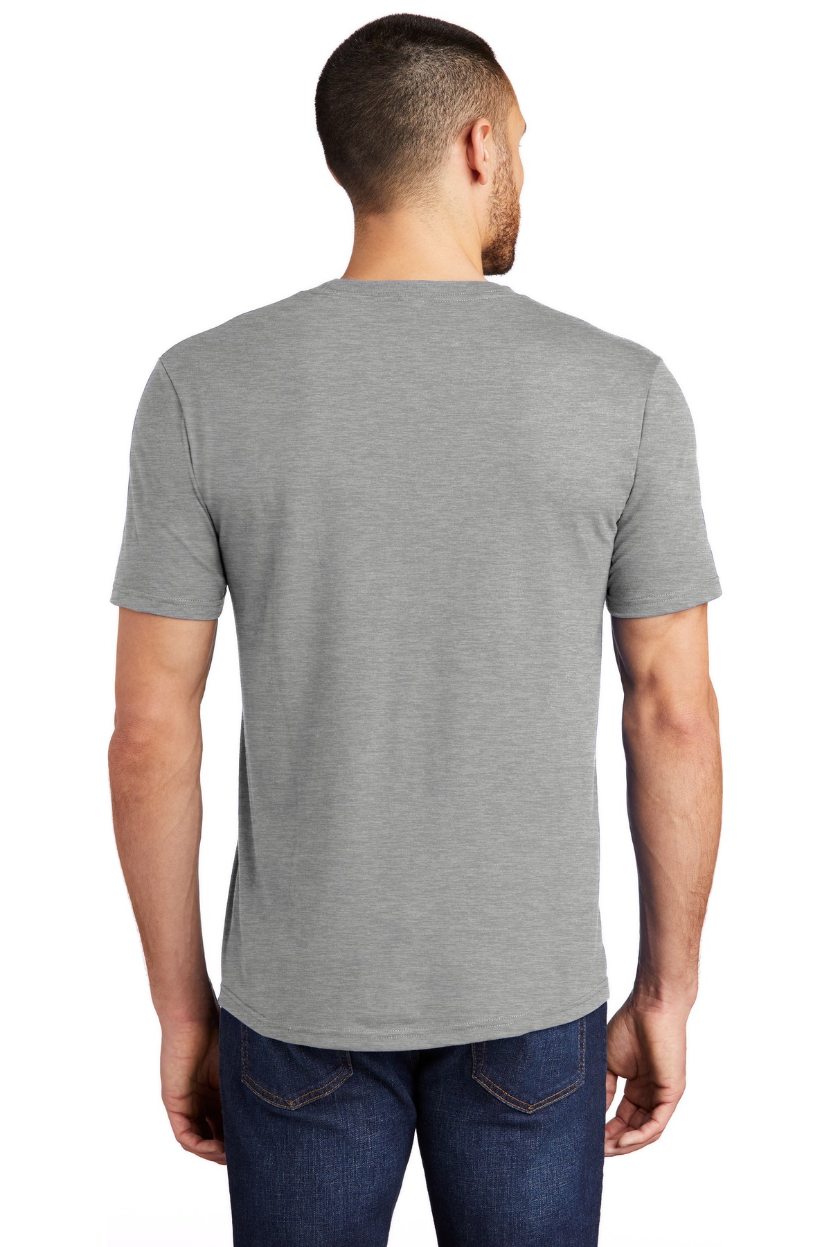 DM130 District Perfect Tri-Blend T-Shirt - Back Image