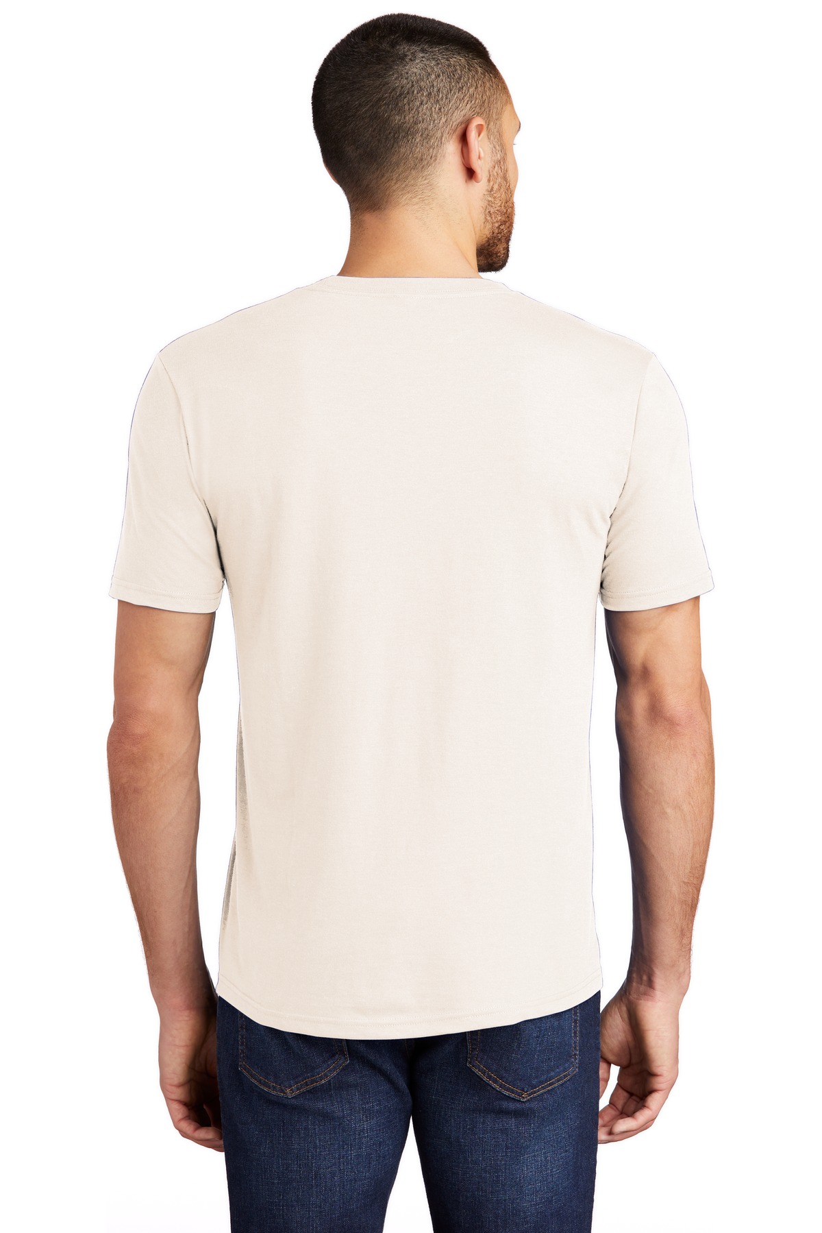 DM130 District Perfect Tri-Blend T-Shirt - Back Image