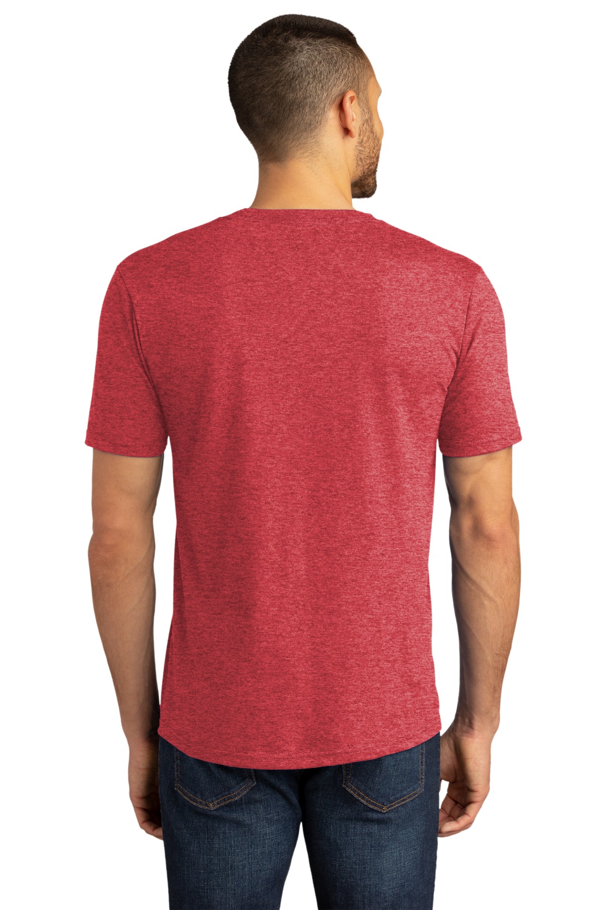 DM130DTG District Perfect Tri DTG Tee - Back Image