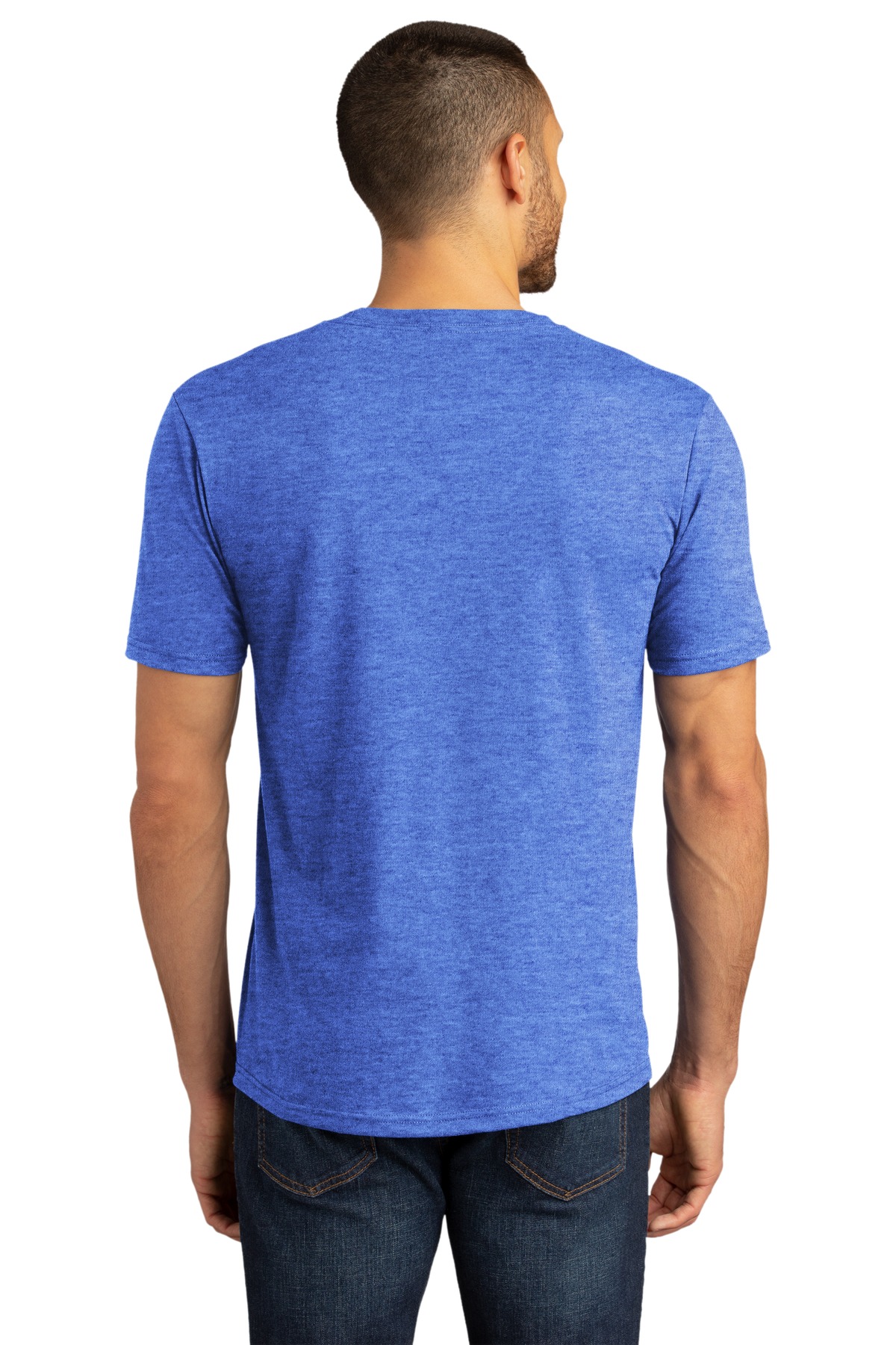 DM130DTG District Perfect Tri DTG Tee - Back Image
