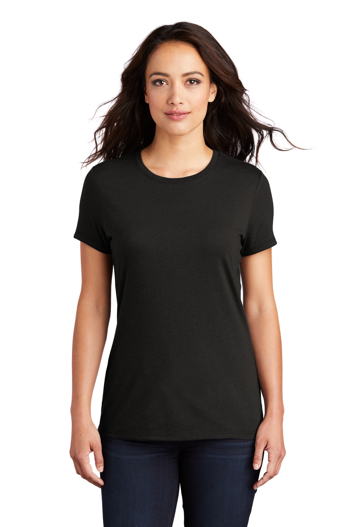 DM130L District Womens Perfect Tri Tee.