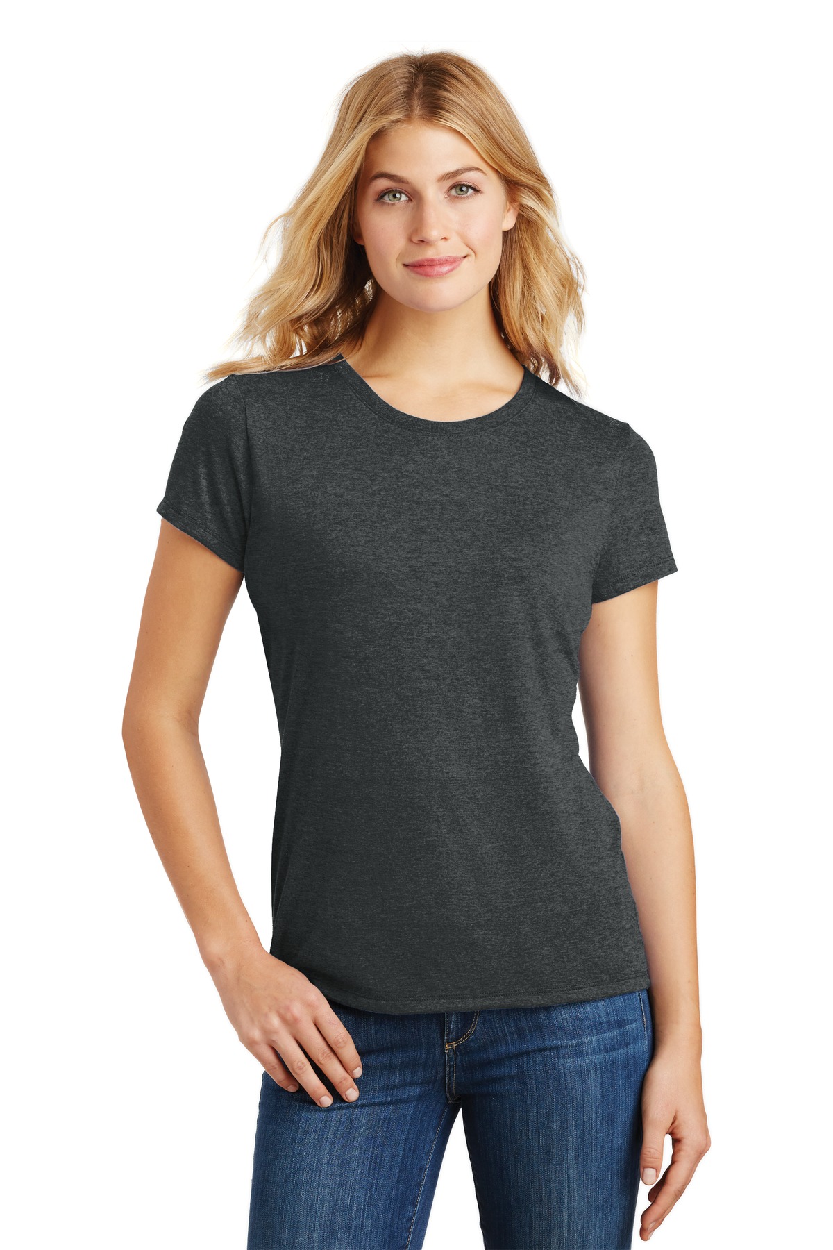 DM130L District Womens Perfect Tri Tee.