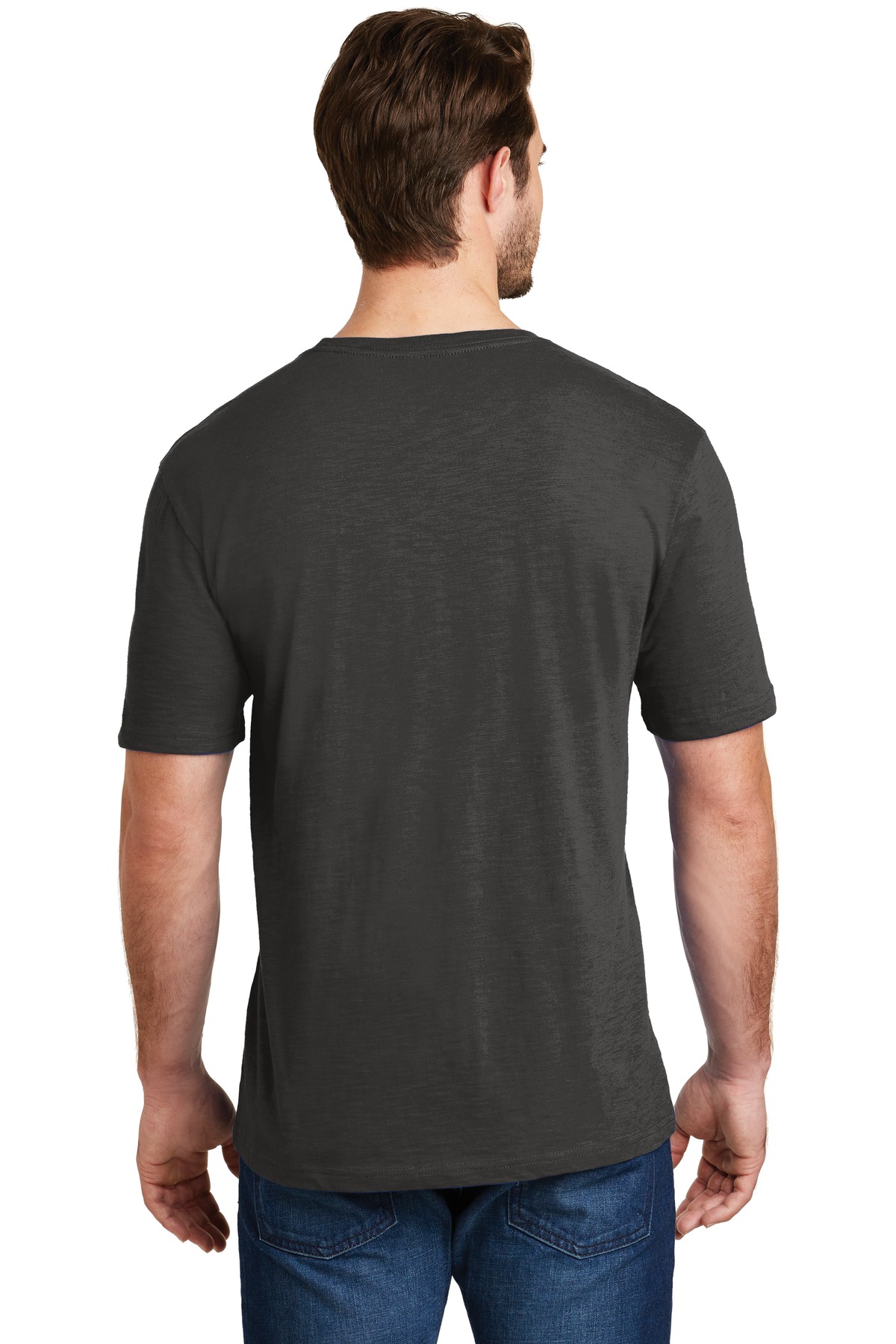 DM3000 District Super Slub Tee. - Back Image