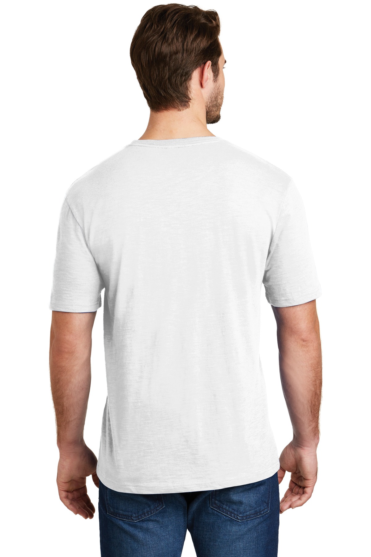 DM3000 District Super Slub Tee. - Back Image