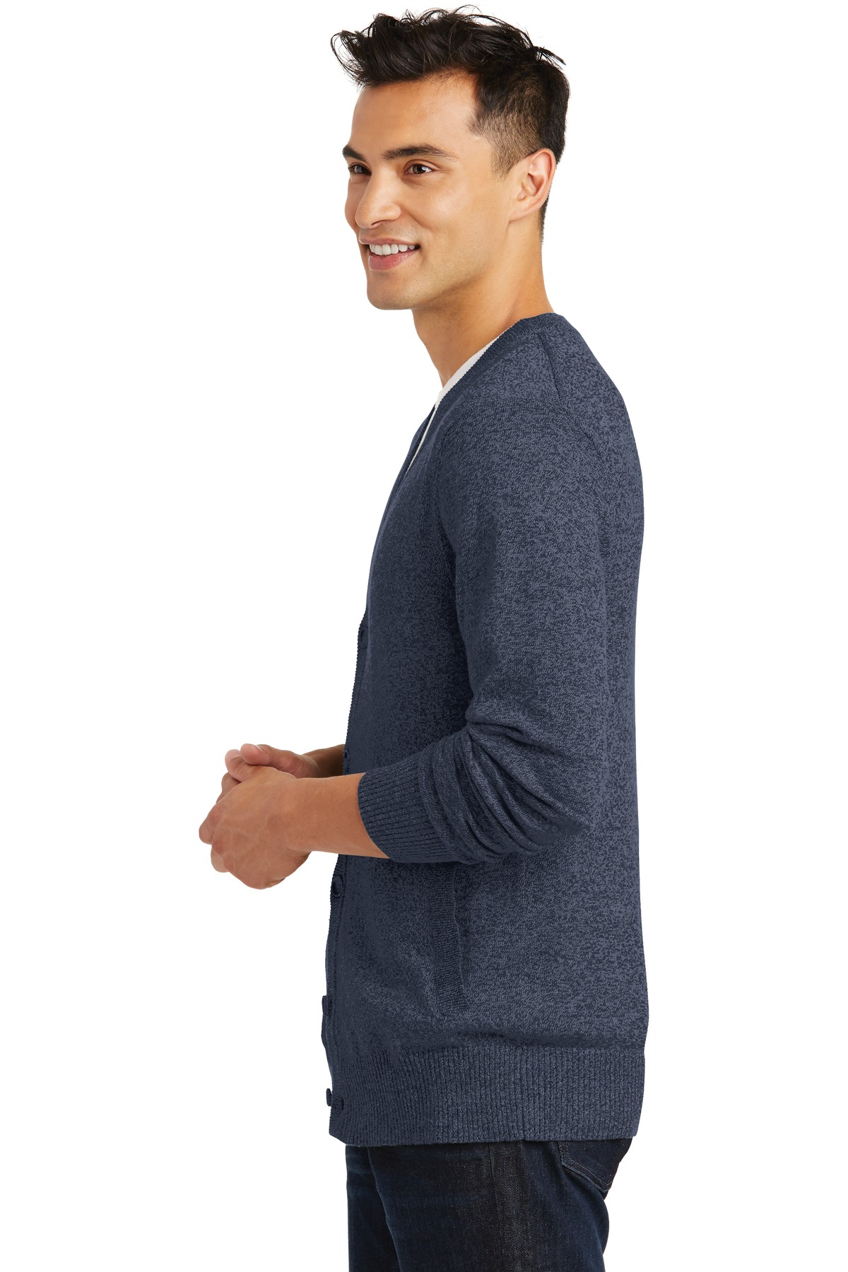 DM315 District Made - Mens Cardigan Sweater. - Siide Image