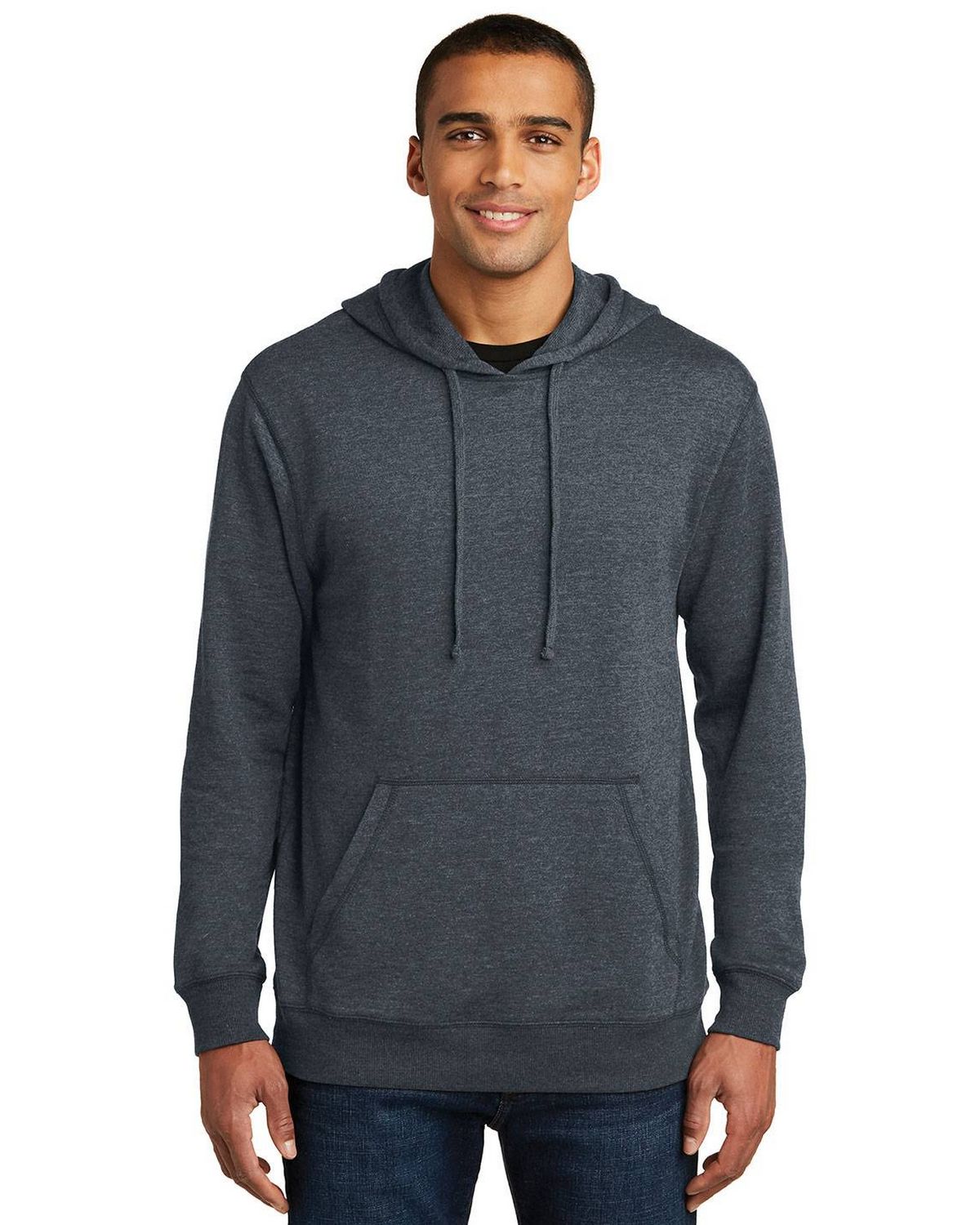 DM391 District Lightweight Fleece Hoodie. Zoom Image