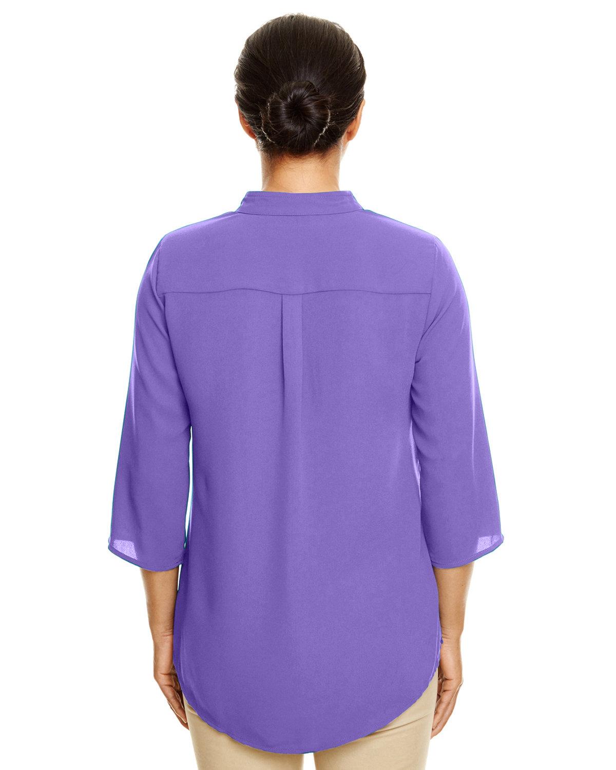 DP611W Devon & Jones Ladies Perfect Fit 3/4-Sleeve Crepe Tunic - Back Image