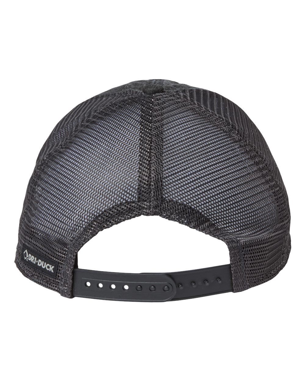 3359 Dri Duck Cotton Impact Slub Trucker Hat - Back Image