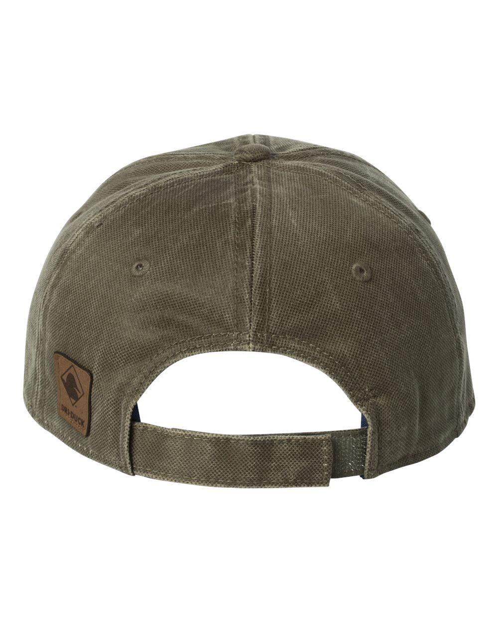 3748 Dri Duck Foundry Canvas Cap - Back Image