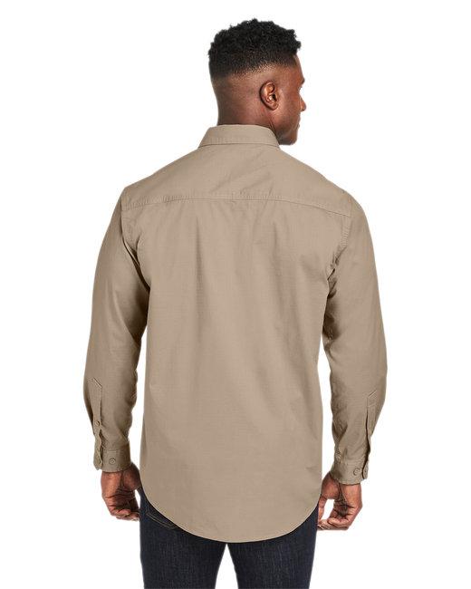 4450DDT Dri Duck Mens Tall Craftsman Woven Shirt - Back Image