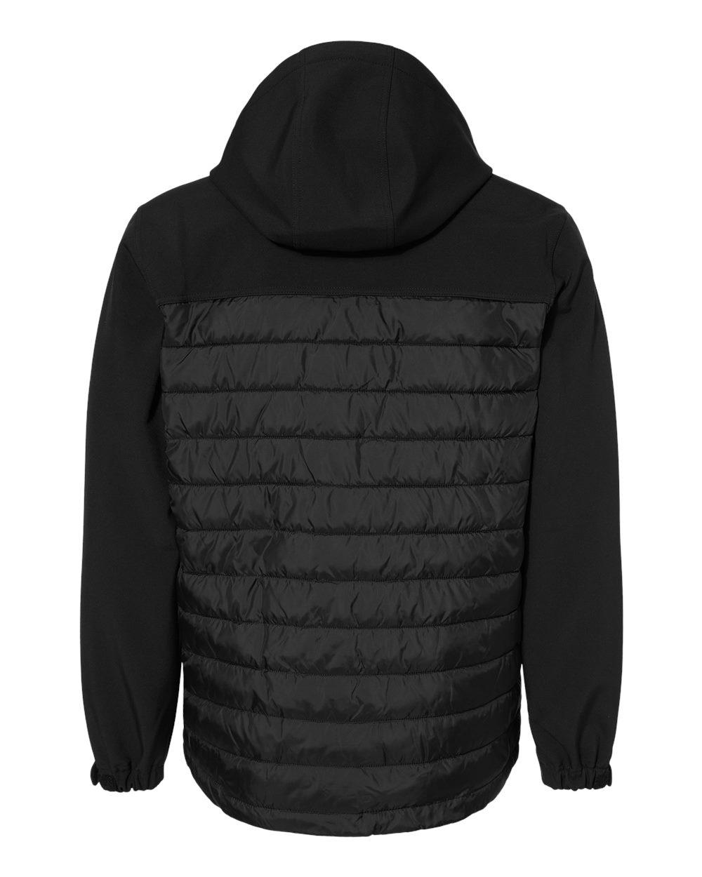 5324 Dri Duck Pinnacle Soft Shell Puffer Jacket - Back Image