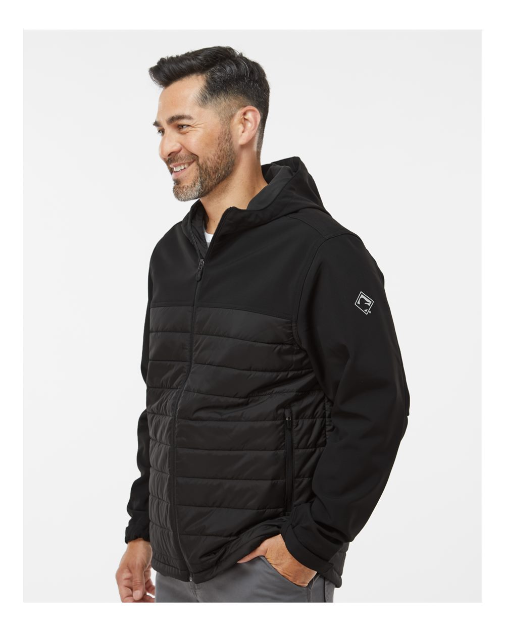 5324 Dri Duck Pinnacle Soft Shell Puffer Jacket - Siide Image