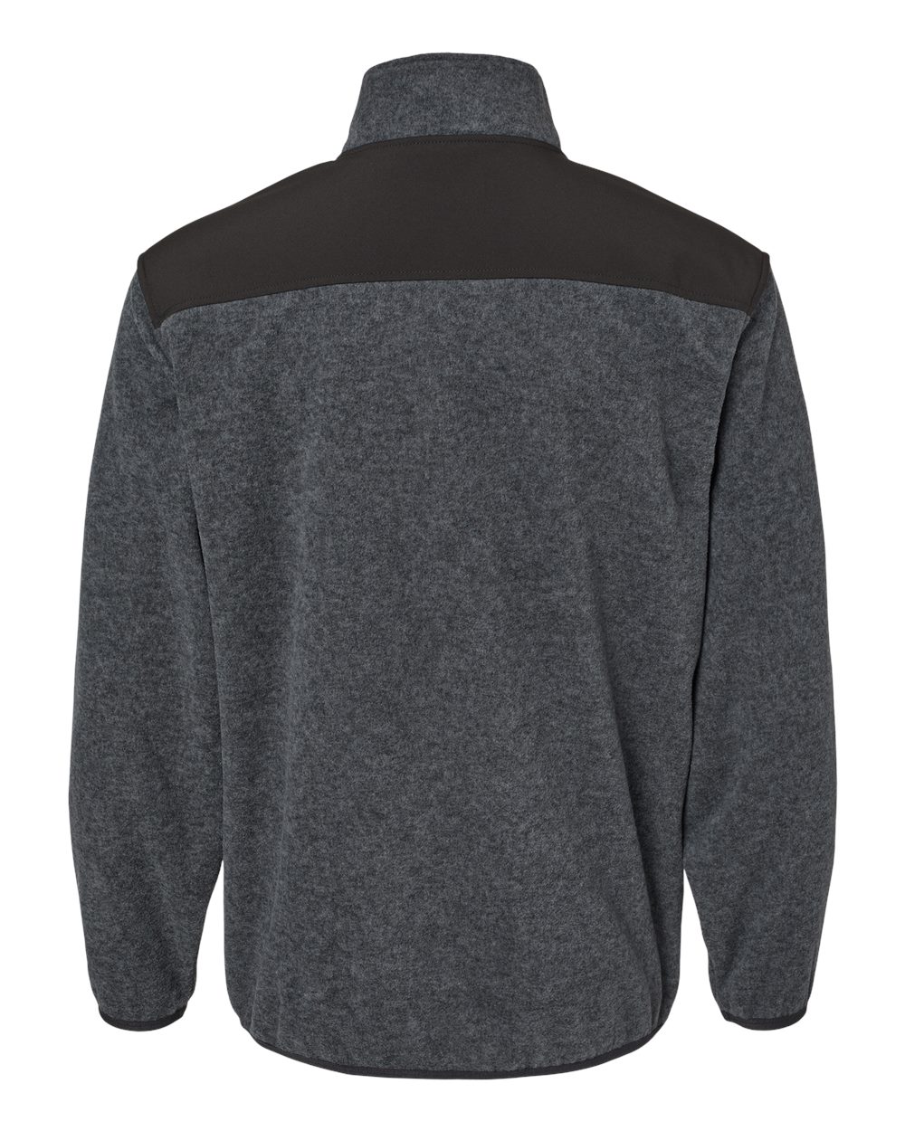 7353 Dri Duck Mens Ranger Melange Heather Fleece - Back Image