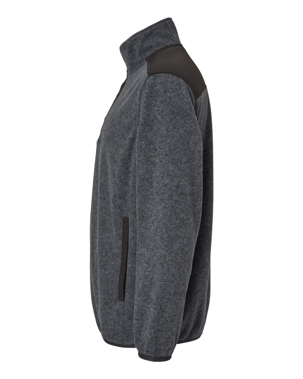 7353 Dri Duck Mens Ranger Melange Heather Fleece - Siide Image