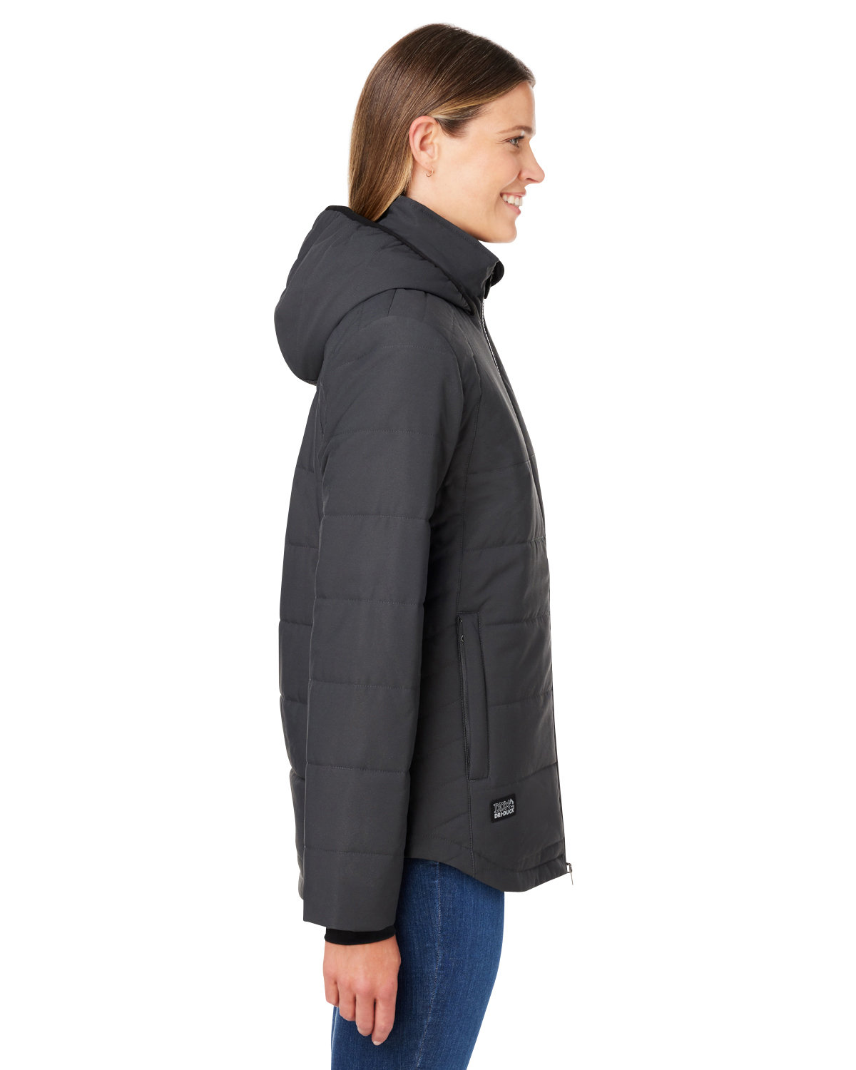 9414 Dri Duck Ladies Quantum Puffer Jacket - Siide Image