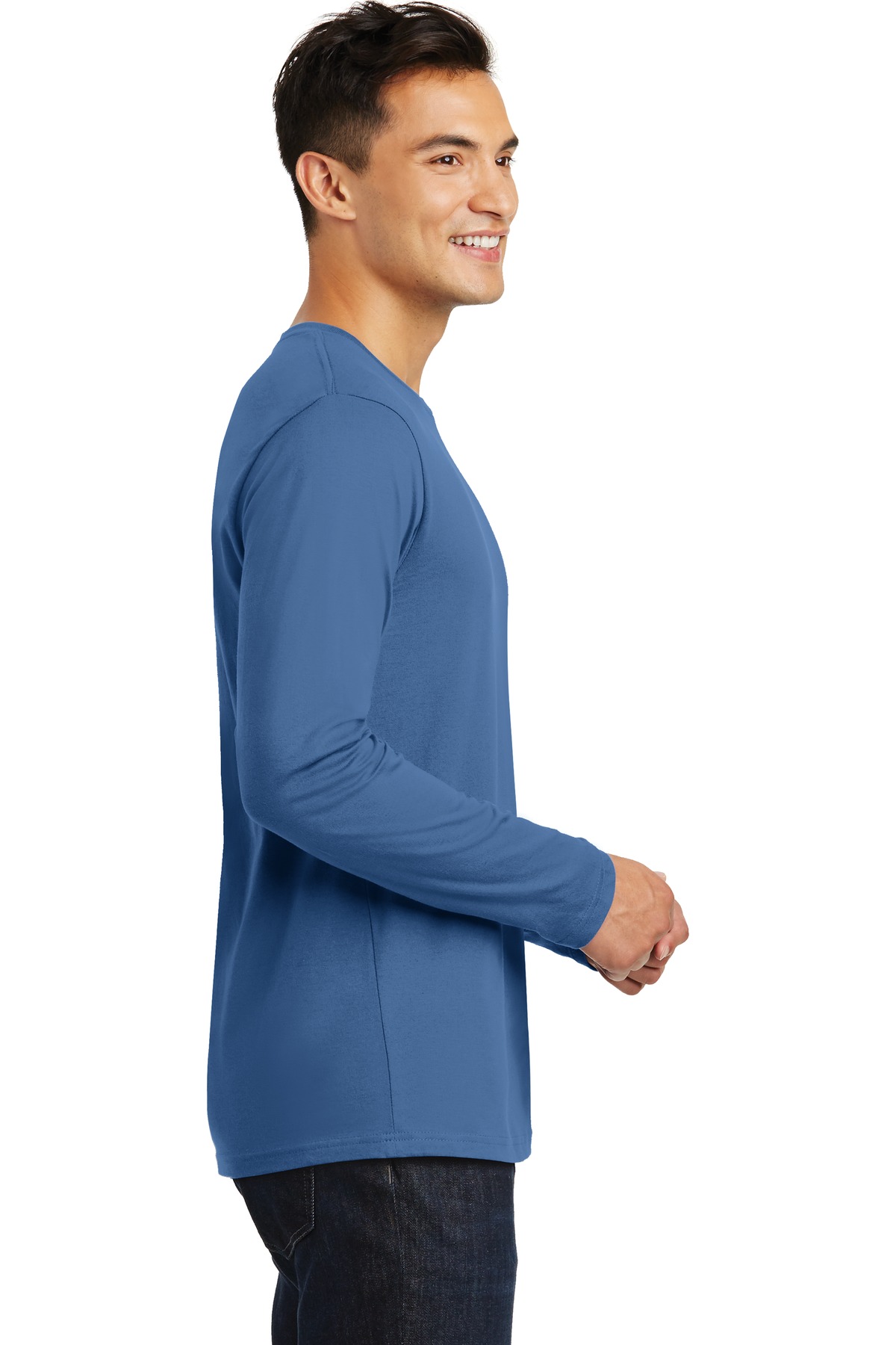DT105 District Perfect Weight Long Sleeve Tee. - Siide Image