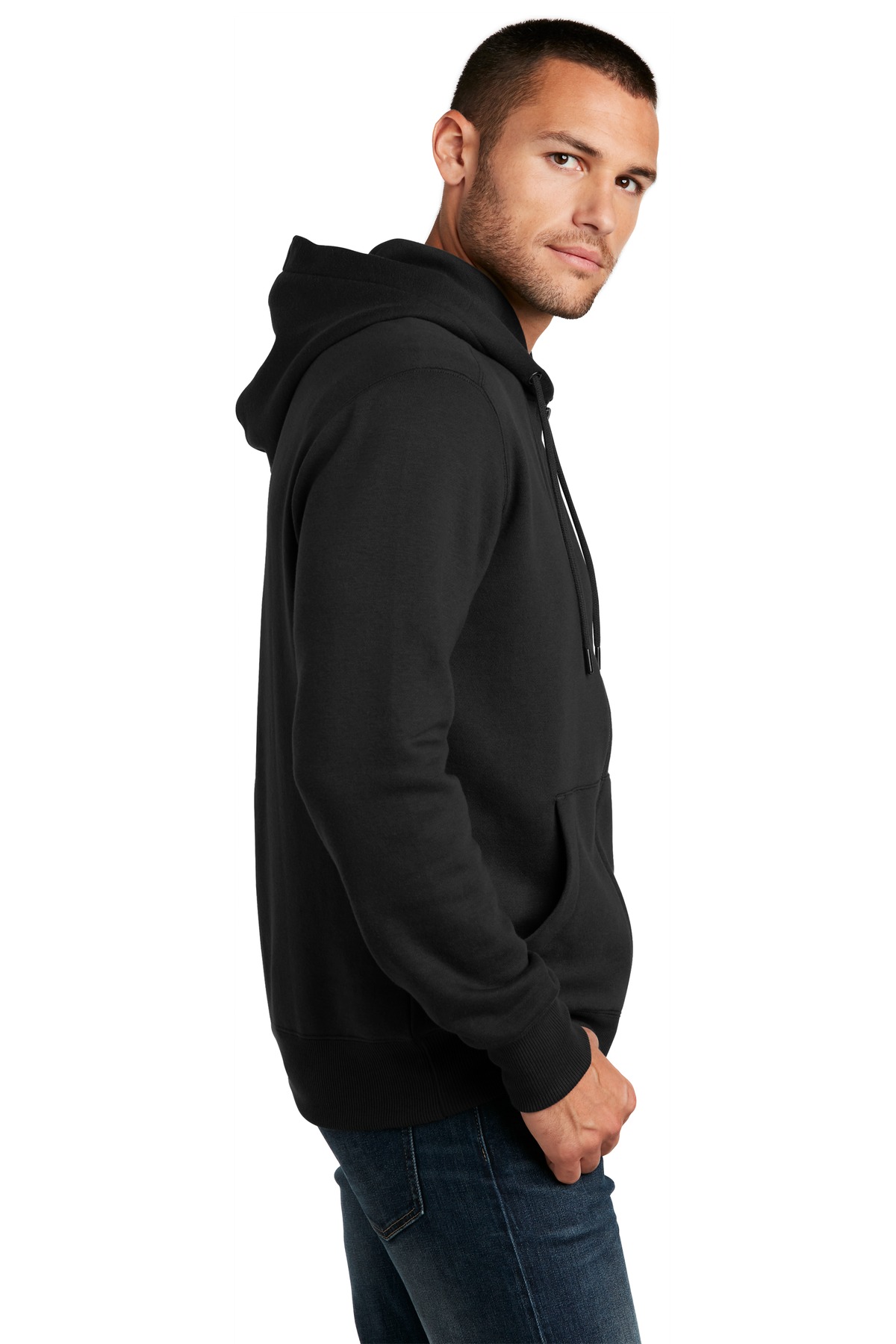 DT1103 District Perfect Weight Fleece Full-Zip Hoodie DT1103 District Perfect Weight Fleece Full-Zip Hoodie - Siide Image
