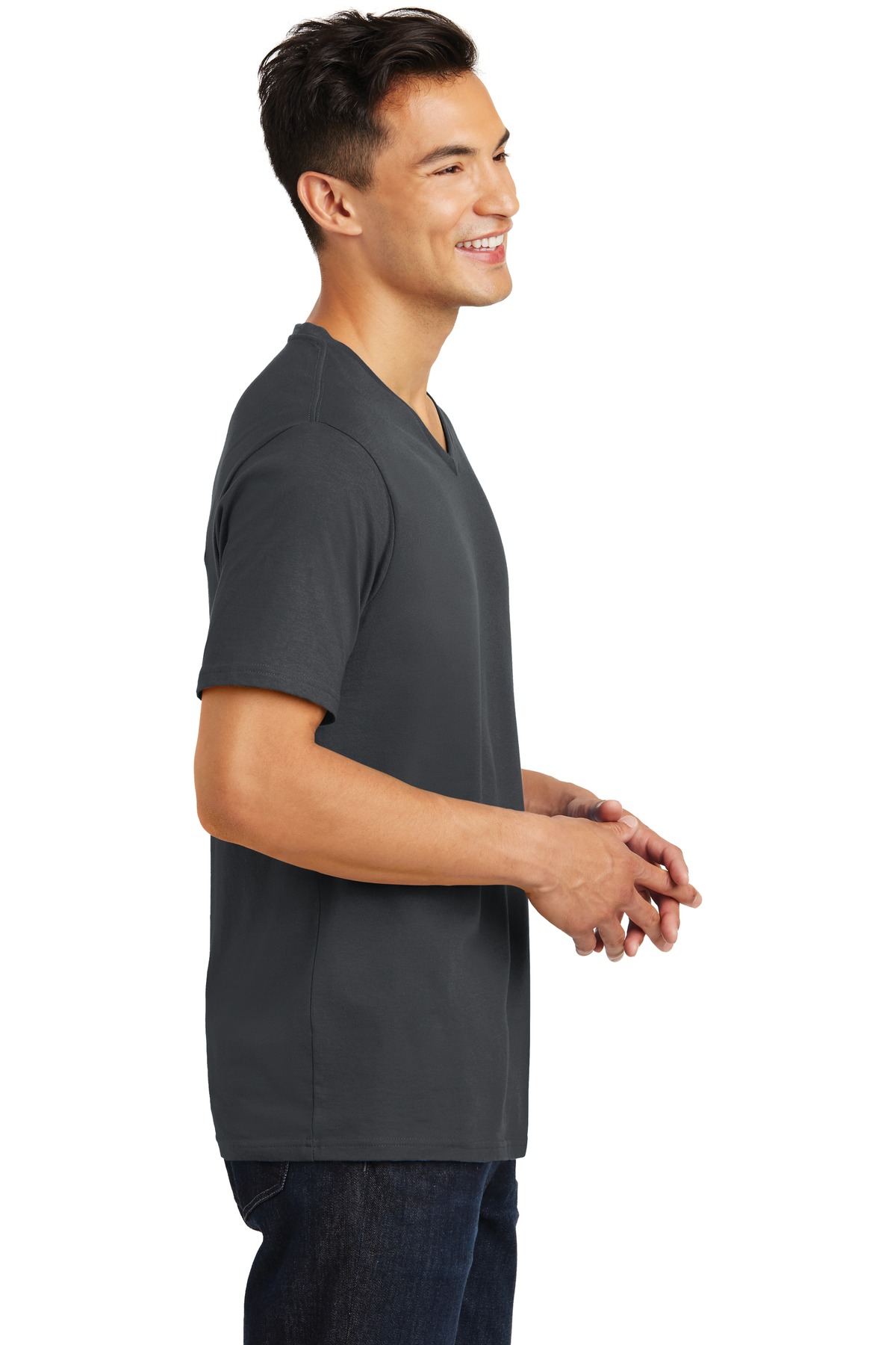DT1170 District Made Mens Perfect Weight V-Neck Tee. DT1170 District Made Mens Perfect Weight V-Neck Tee. - Siide Image