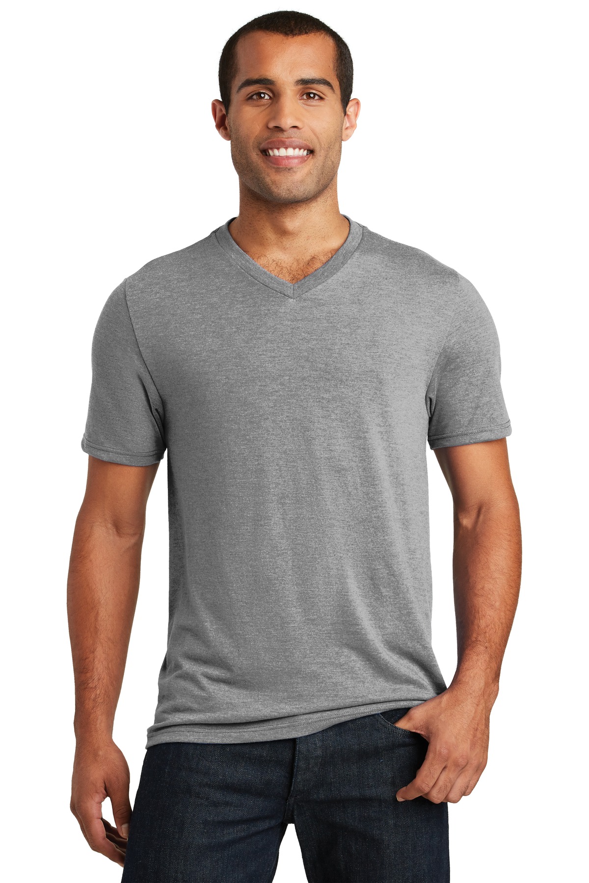 DT1350 District Perfect Tri V-Neck Tee. DT1350 District Perfect Tri V-Neck Tee.