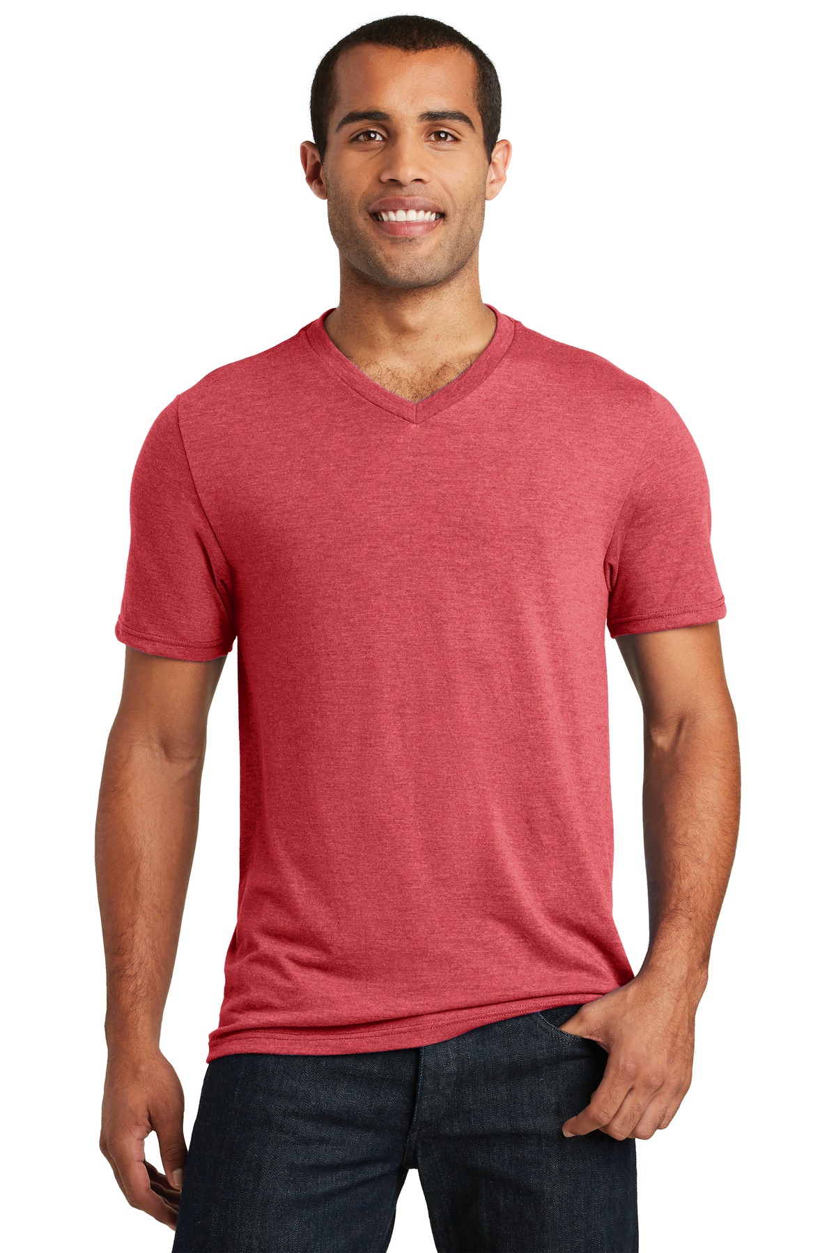 DT1350 District Perfect Tri V-Neck Tee. DT1350 District Perfect Tri V-Neck Tee.
