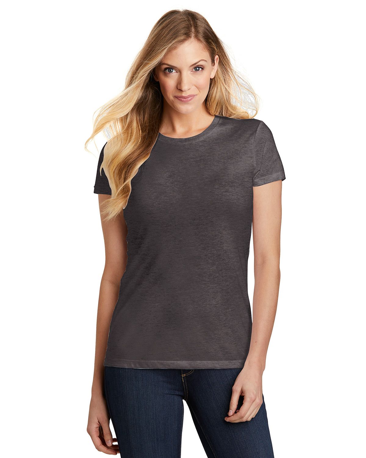DT155 District Womens Fitted Perfect Tri Tee.