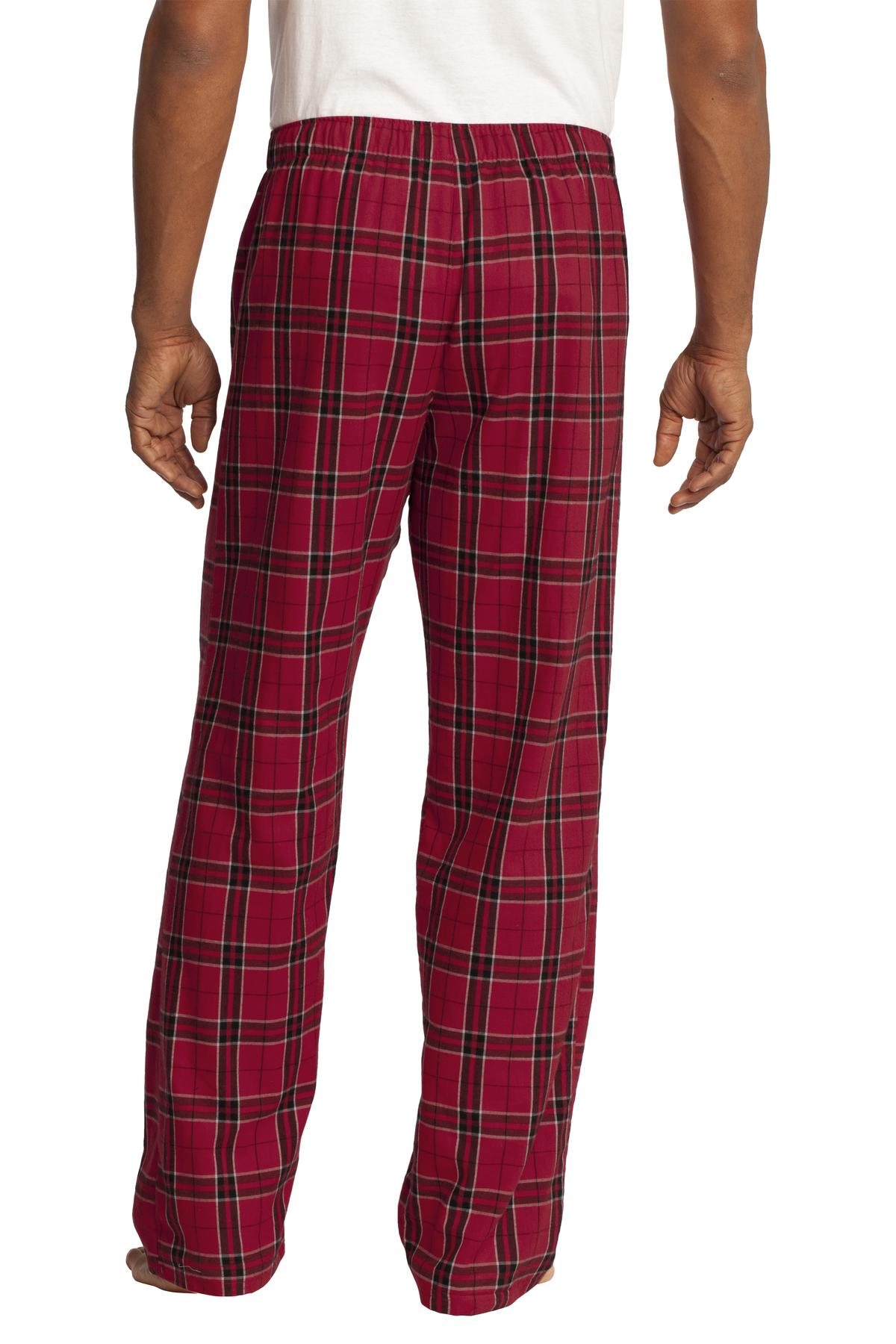 DT1800 District Flannel Plaid Pant. - Back Image