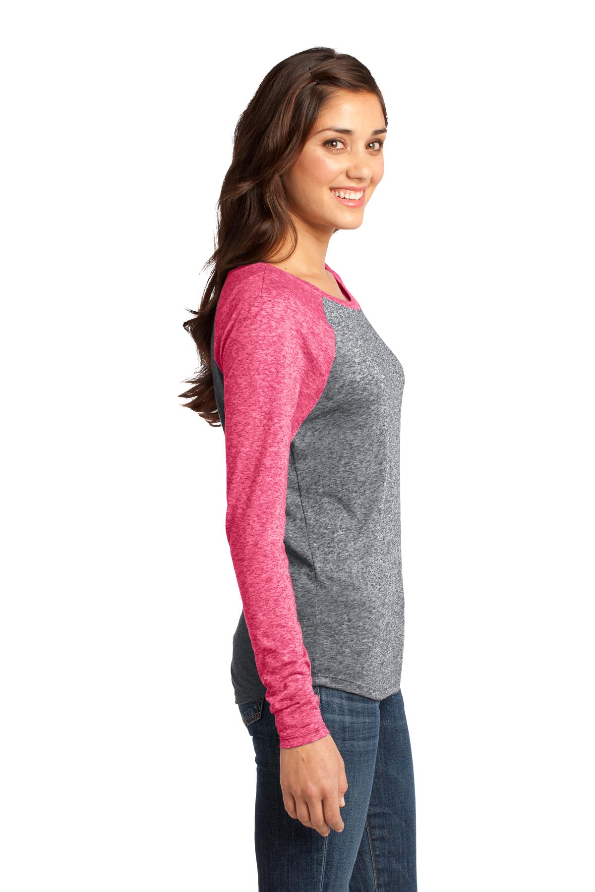 DT262 District - Juniors Microburn Long Sleeve Raglan Tee. DT262 District - Juniors Microburn Long Sleeve Raglan Tee. - Siide Image