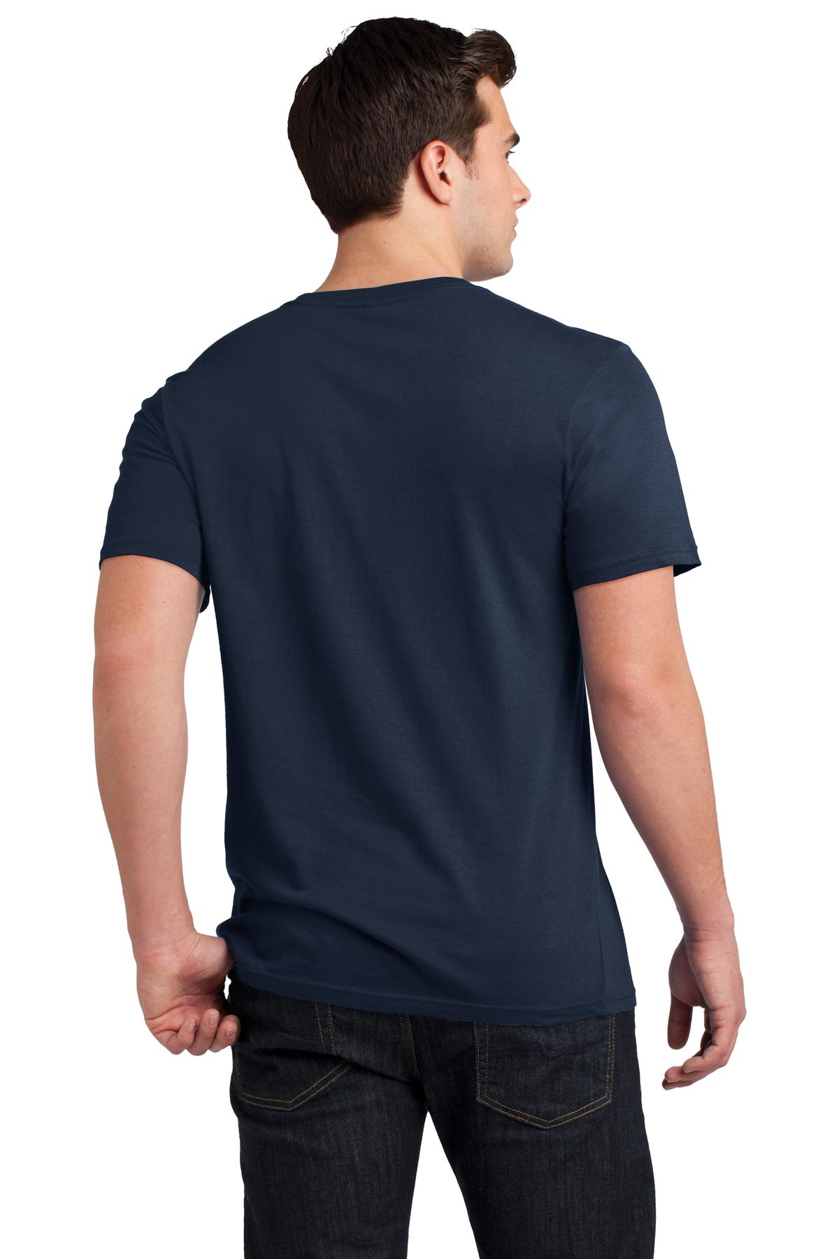 DT4000 District Young Mens Soft Wash Crew Tee. DT4000 District Young Mens Soft Wash Crew Tee. - Back Image