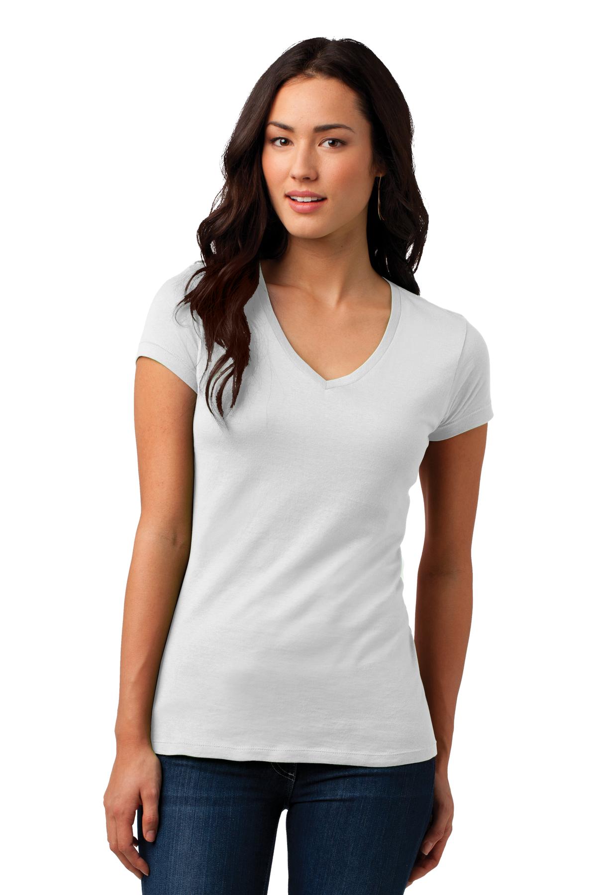 DT4501 District Juniors Soft Wash V-Neck Tee. DT4501 District Juniors Soft Wash V-Neck Tee.