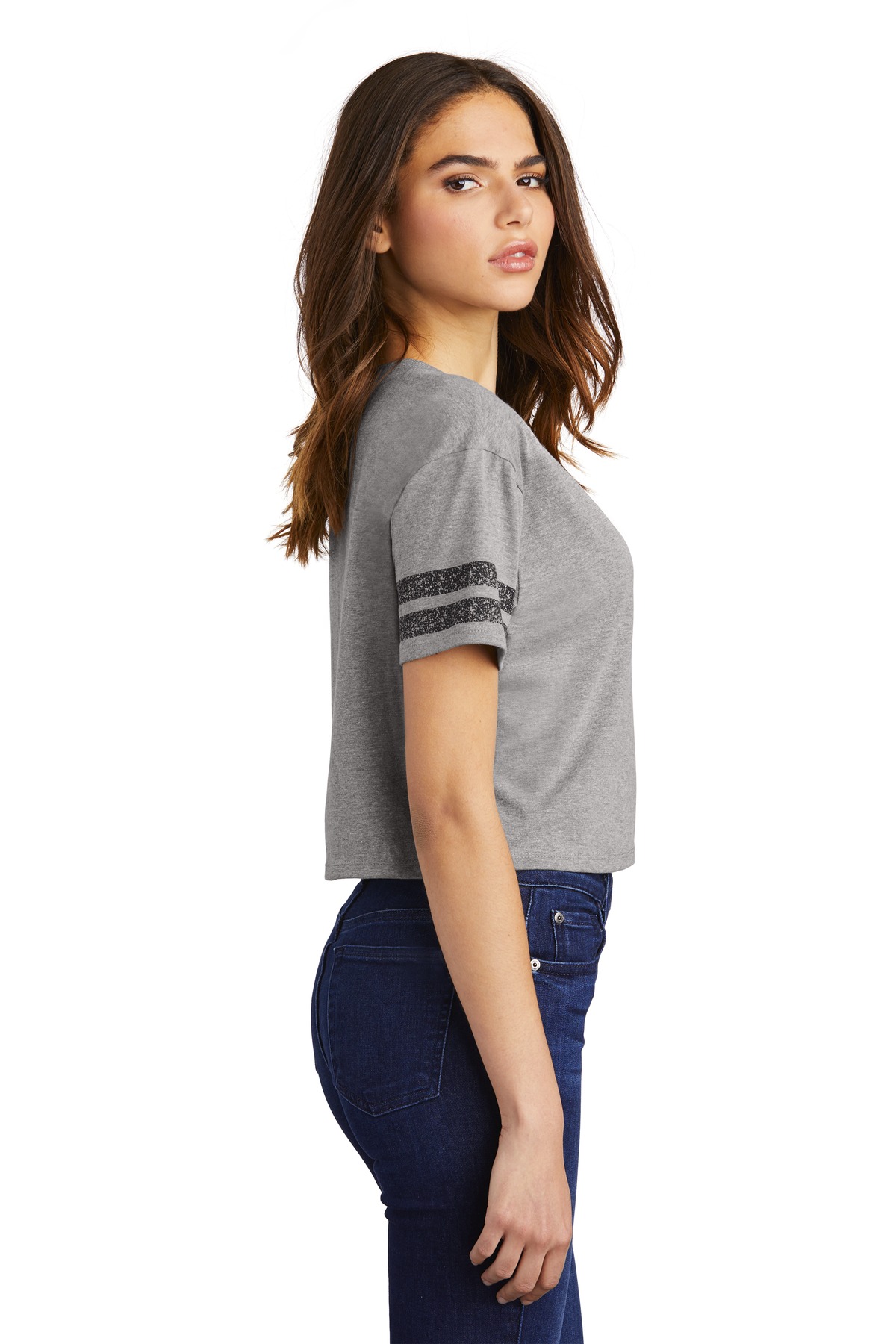 DT488 District Womens Scorecard Crop Tee - Siide Image