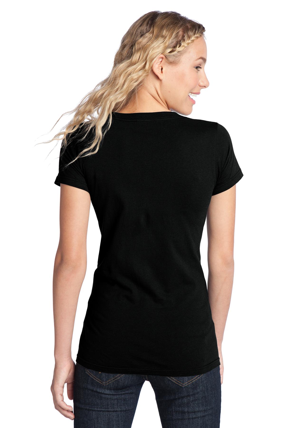 DT5001 District Womens Fitted The Concert Tee - Back Image
