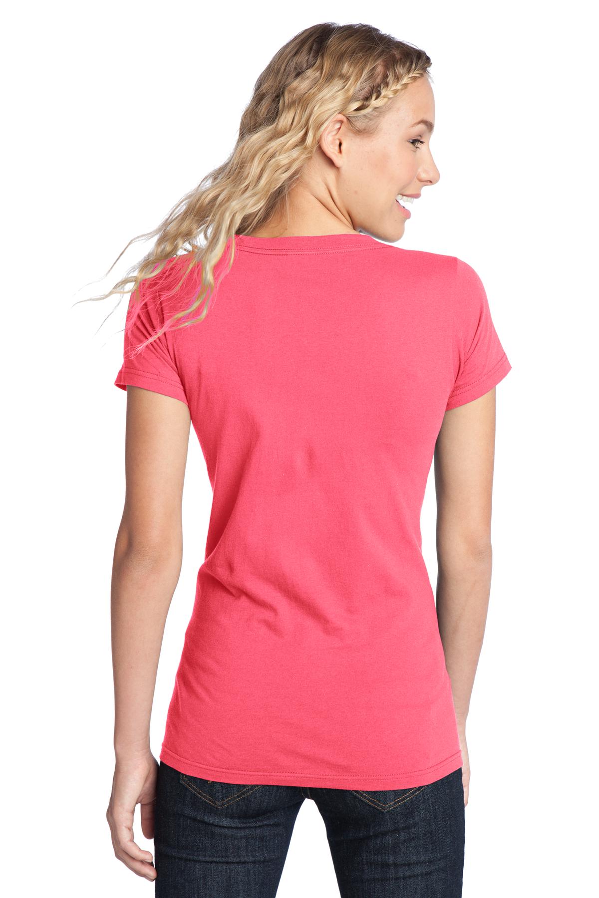DT5001 District Womens Fitted The Concert Tee - Back Image