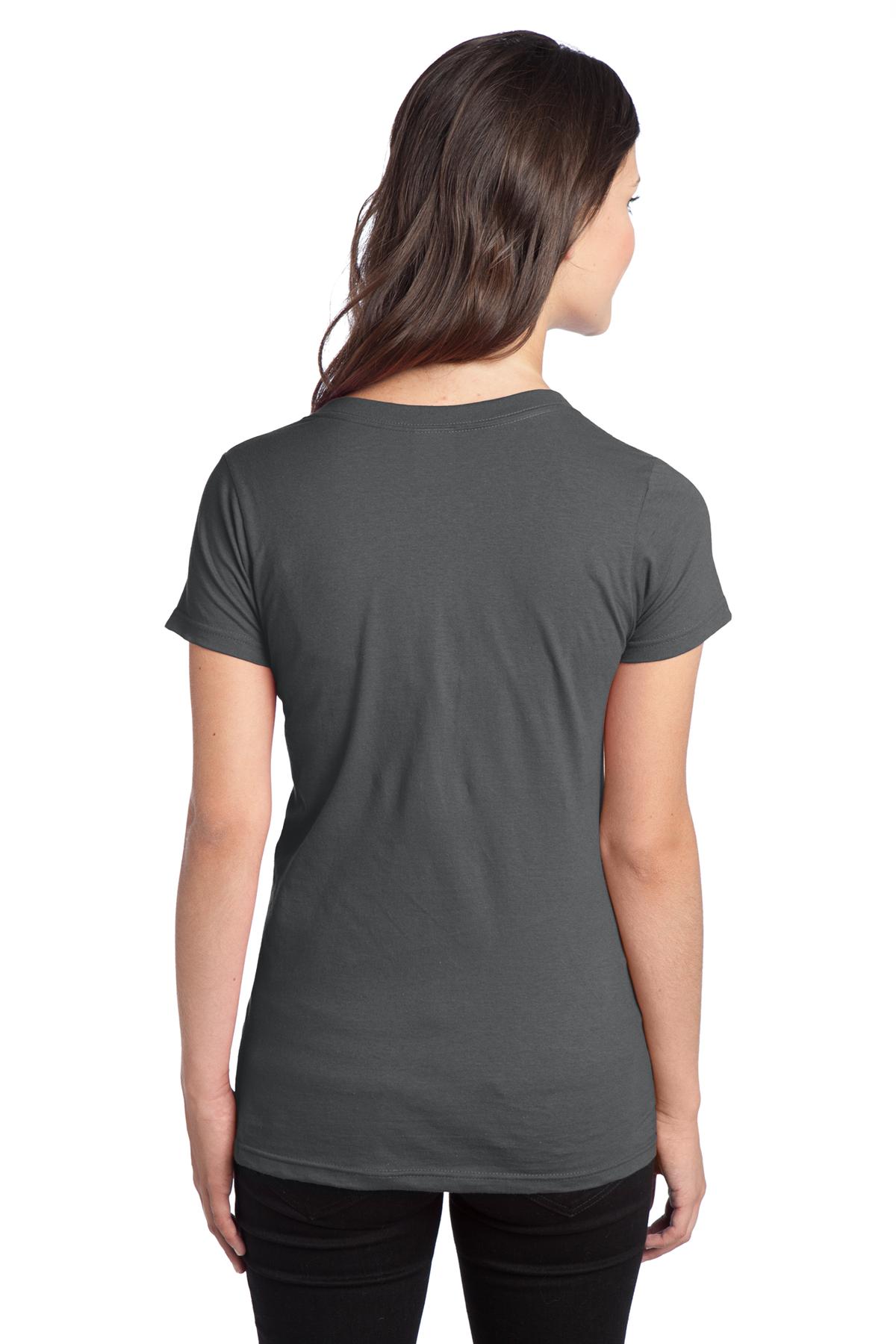 DT5501 District - Juniors The Concert Tee V-Neck. DT5501 District - Juniors The Concert Tee V-Neck. - Back Image